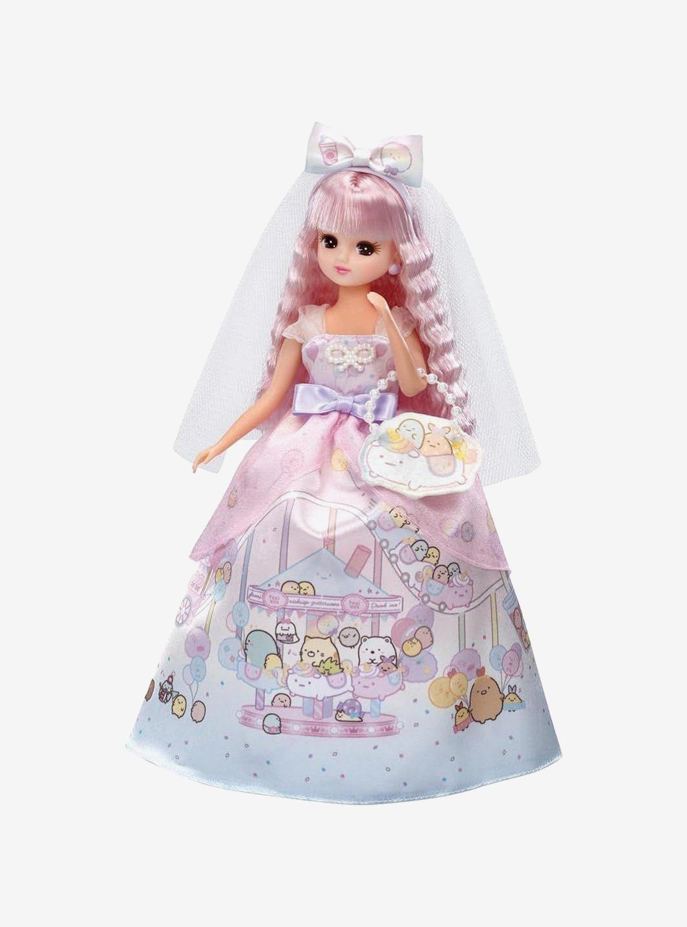 Licca Chan Summikko Gurashi Wedding Dress Doll, , hi-res