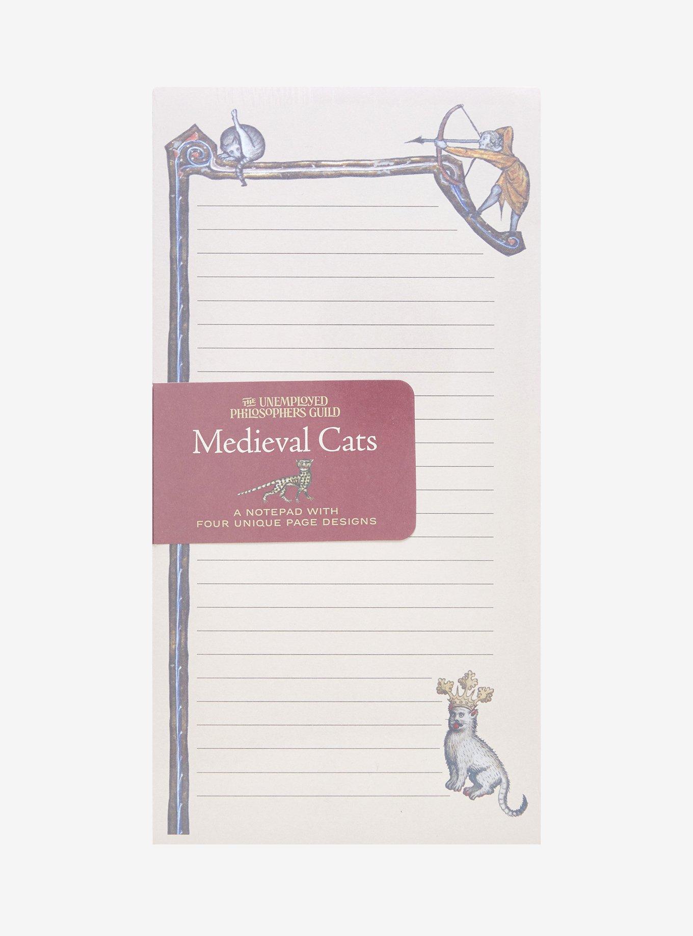 Medieval Cats Notepad, , hi-res