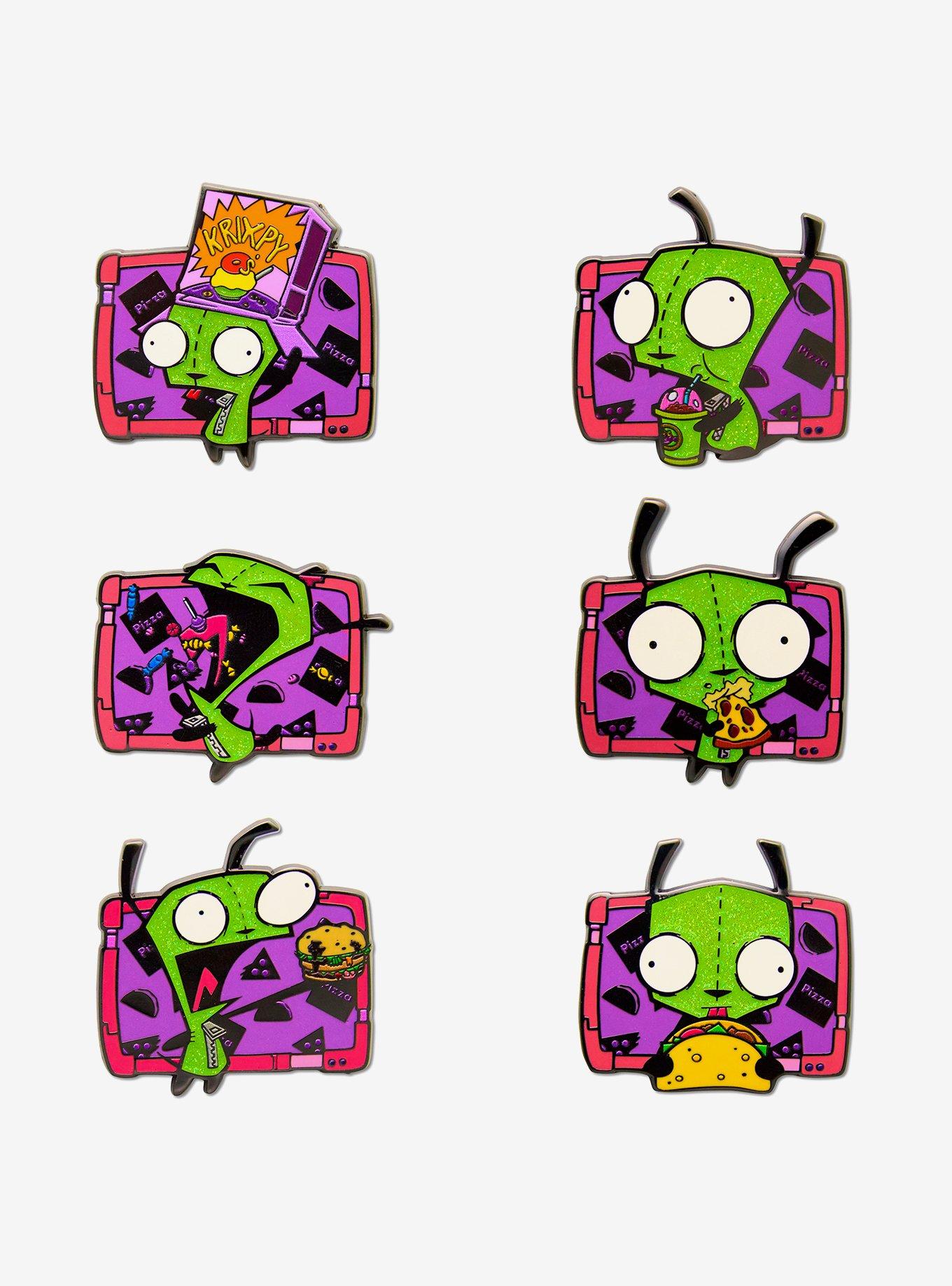 Invader Zim Mystery Enamel Pin Blind Box Series, , hi-res