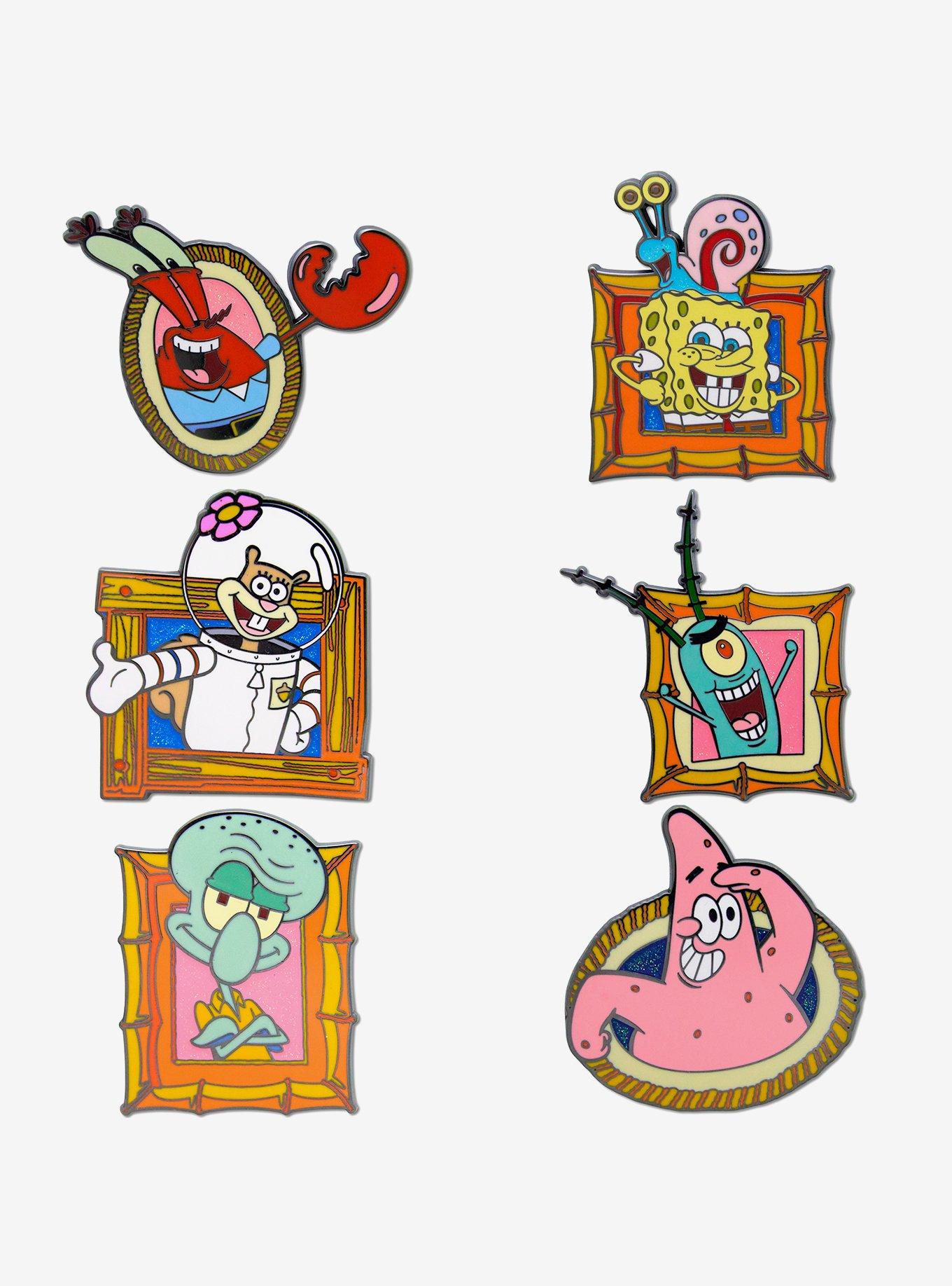 SpongeBob SquarePants Character Portraits Mystery Enamel Pin Blind Box Series, , hi-res