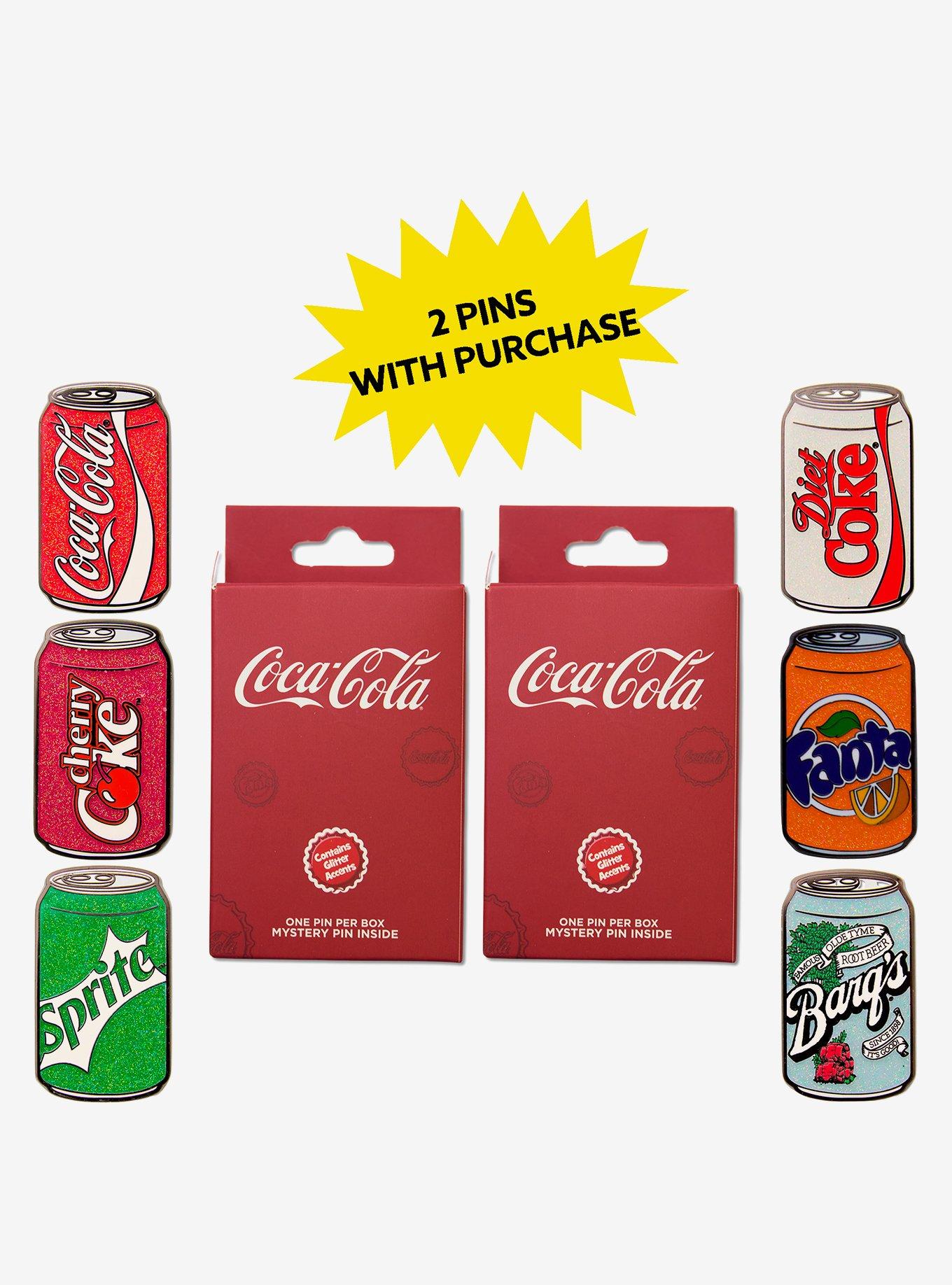 Coca-Cola Soft Drink Cans Mystery Enamel Pin Blind Box Series 2 Pack, , hi-res