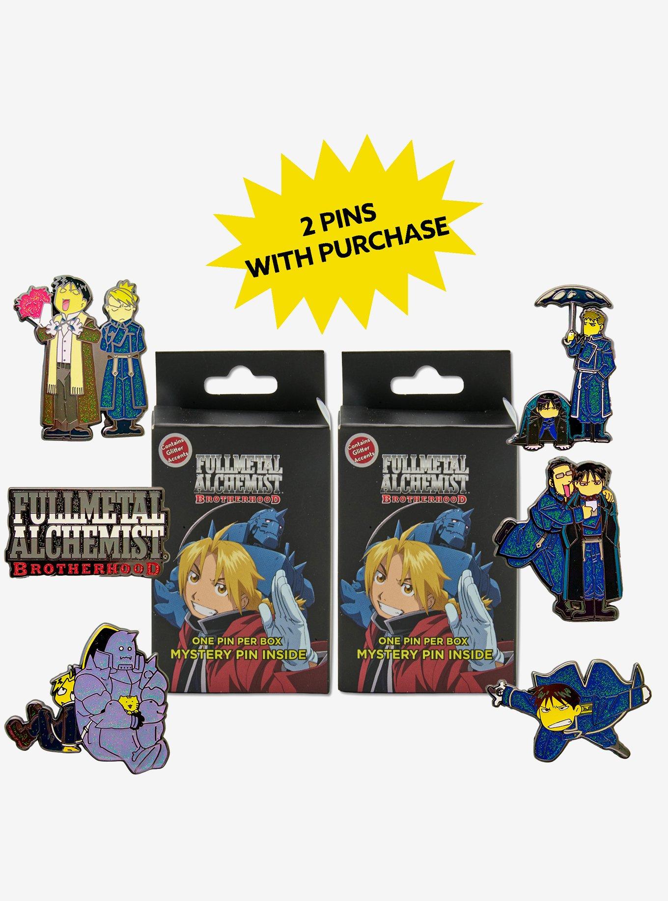 Fullmetal Alchemist Brotherhood Mystery Enamel Pin Blind Box Series 2 Pack, , hi-res