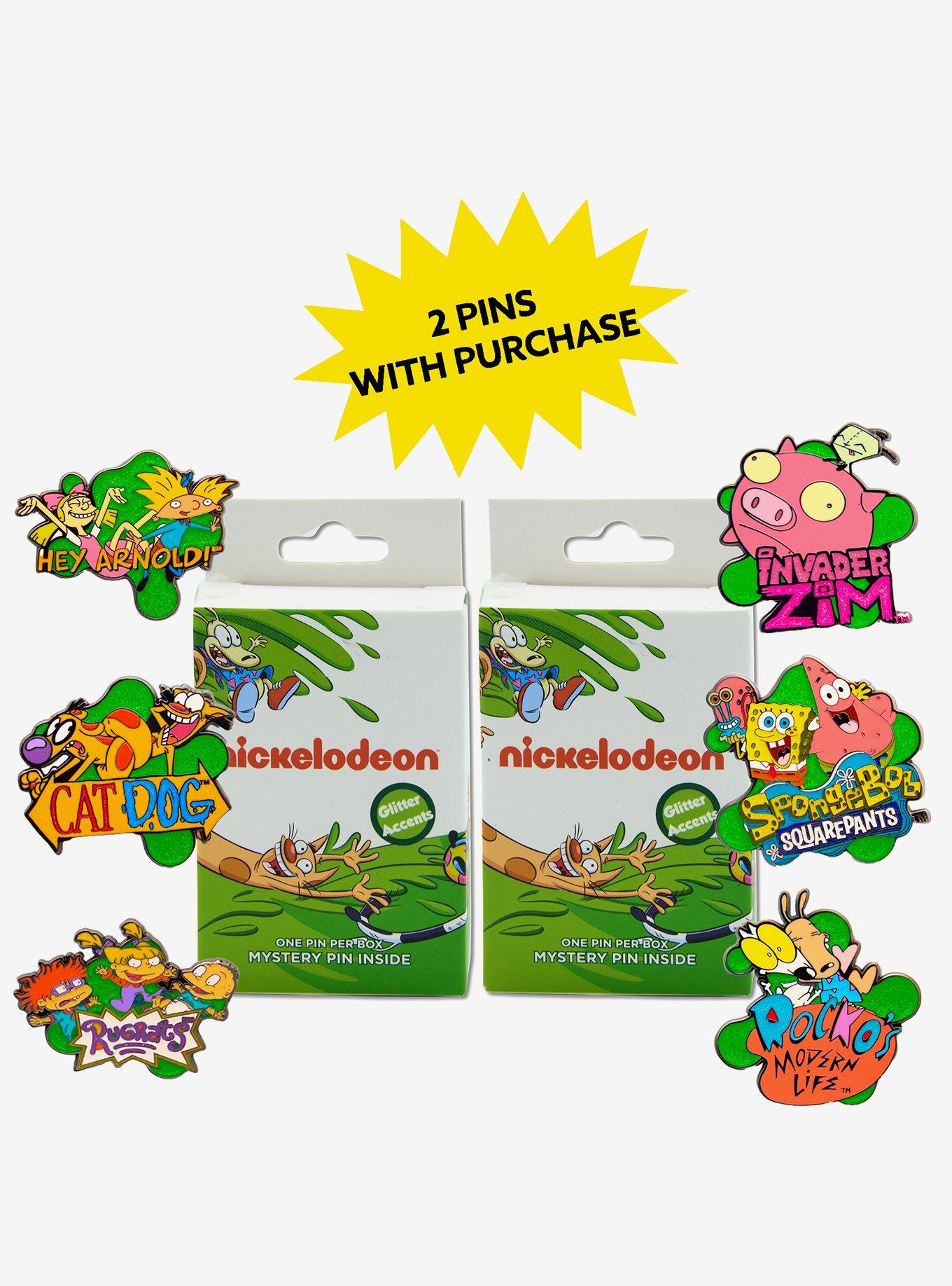 Nickelodeon Show Title Logos Mystery Enamel Pin Blind Box Series 2 Pack