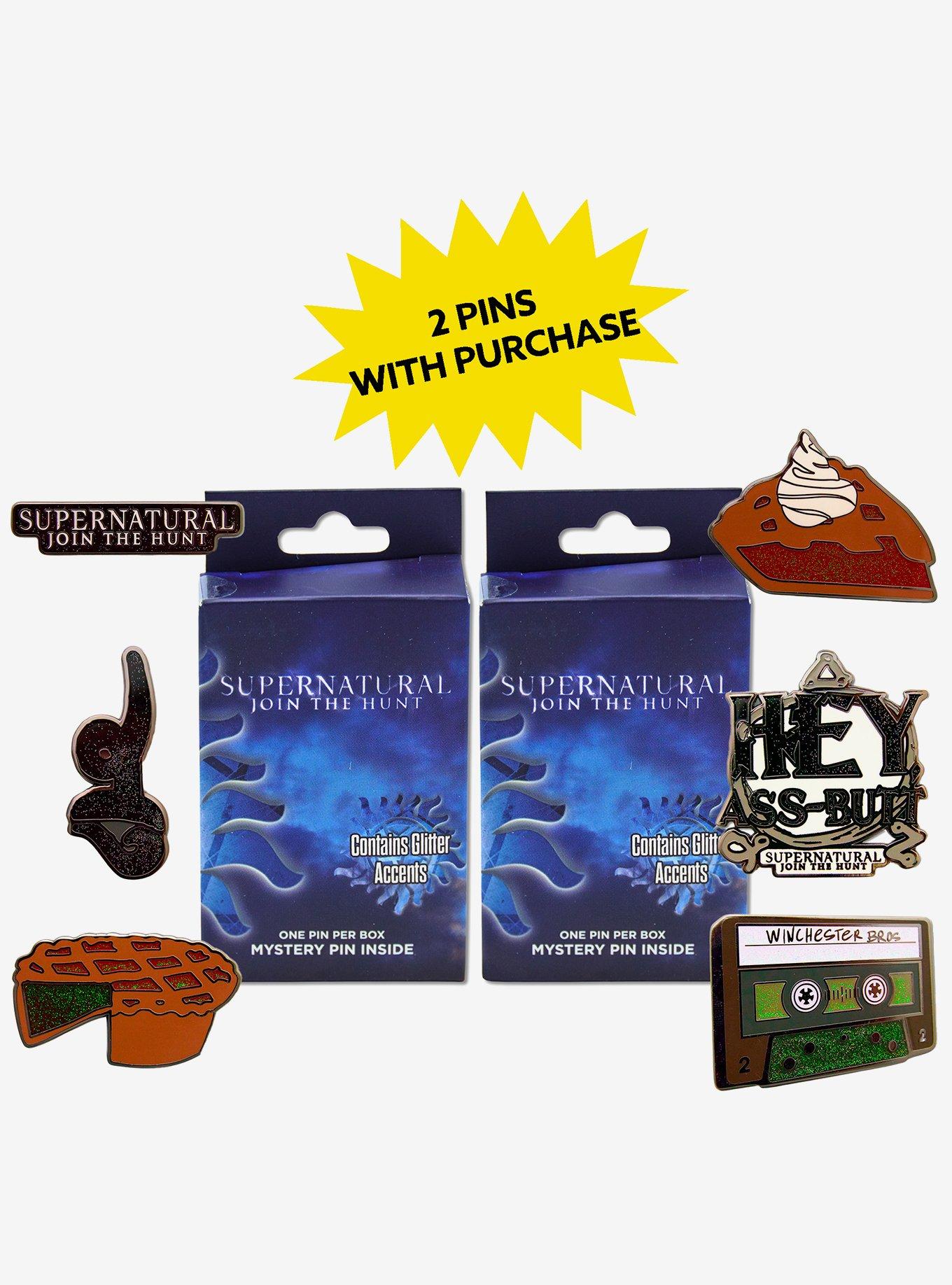 Supernatural Mystery Enamel Pin Blind Box Series 2 Pack, , hi-res