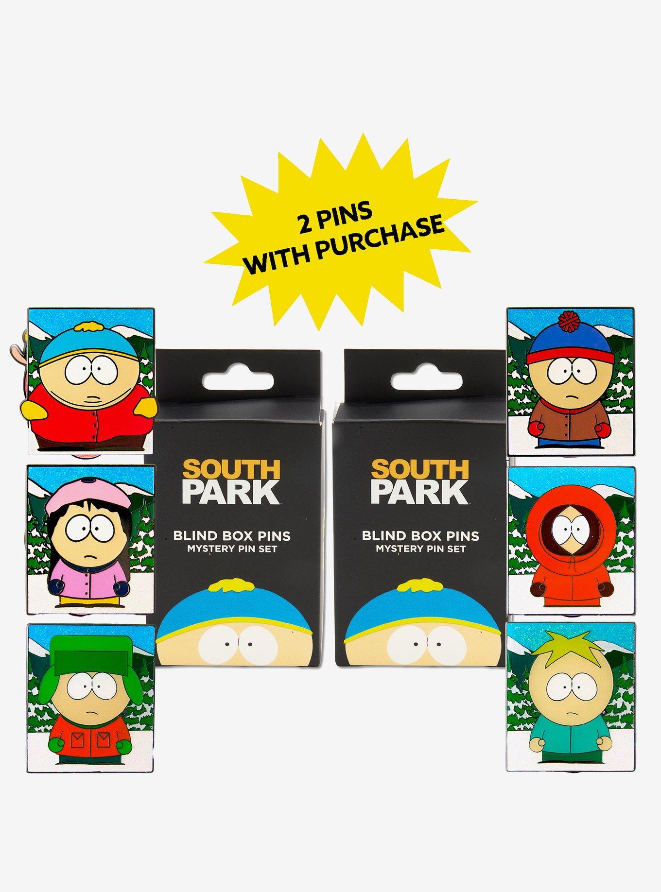 South Park Character Portraits Mystery Enamel Pin Blind Box Series 2 Pack, , hi-res