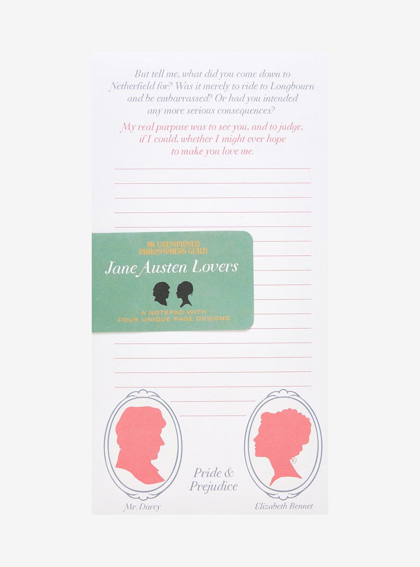 Jane Austen Lovers Notepad, , hi-res