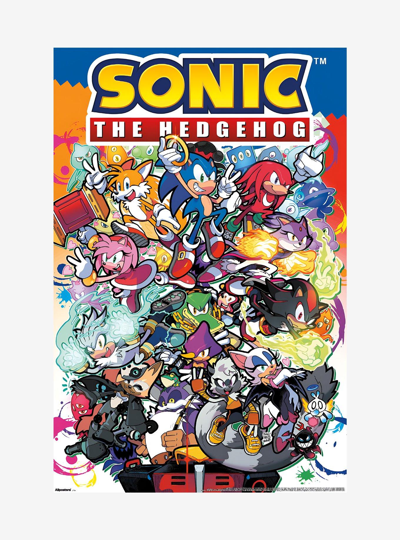 Sonic The Hedgehog Comic Cover Poster, , hi-res