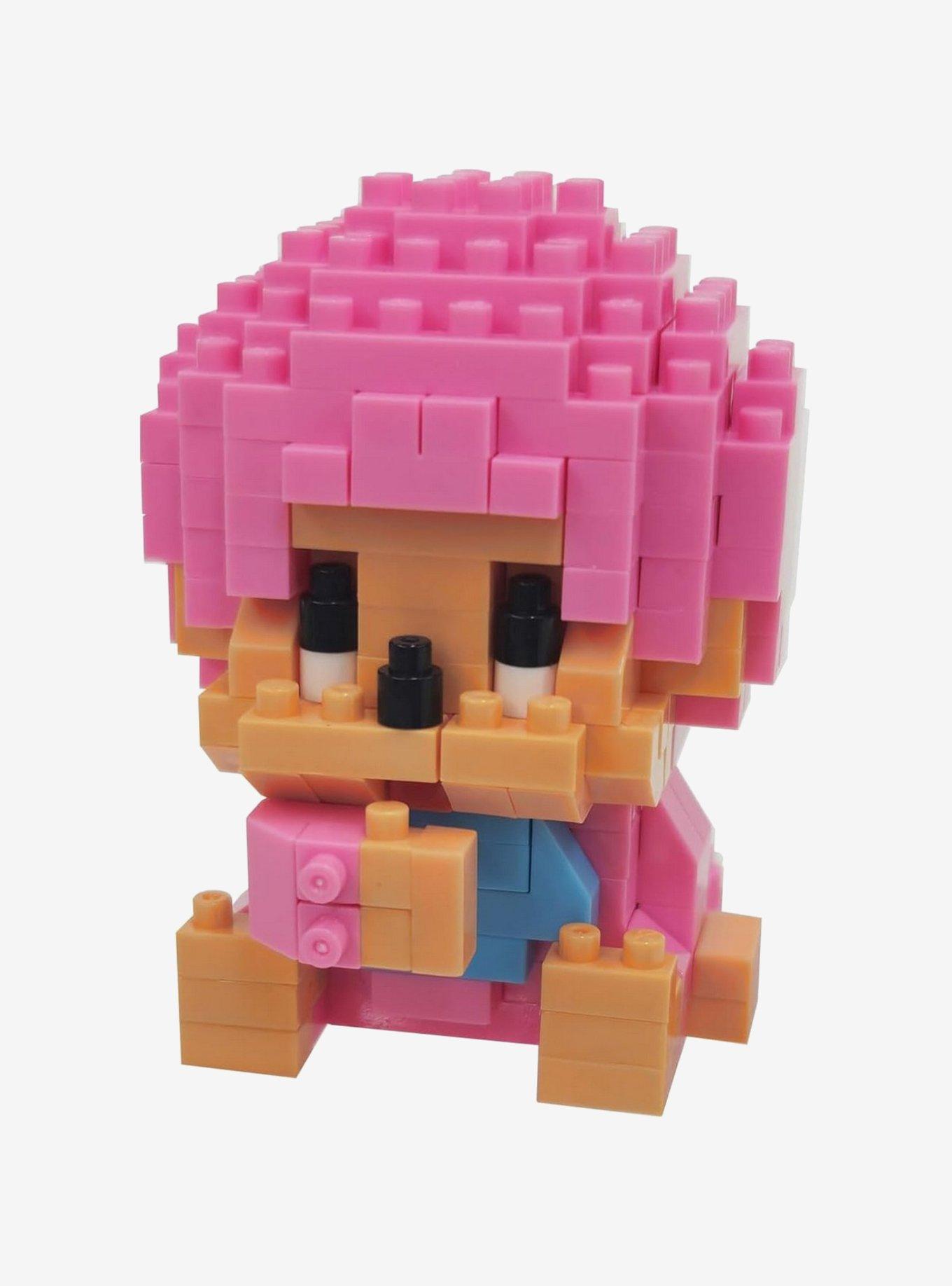Nanoblock Monchhichi-Kun (Taffy Pink) Character Collection Series Model Kit, , hi-res