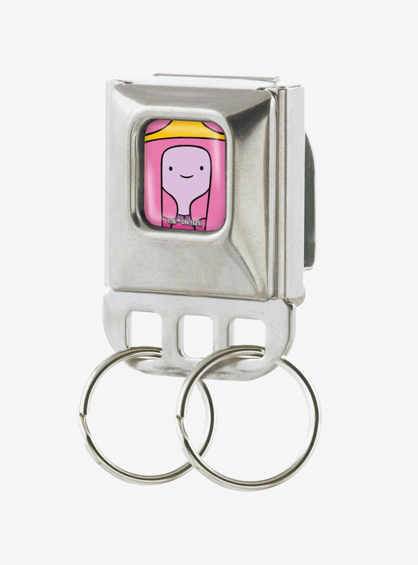 Adventure Time Princess Bubblegum Face Close Up Seatbelt Buckle Keychain, , hi-res
