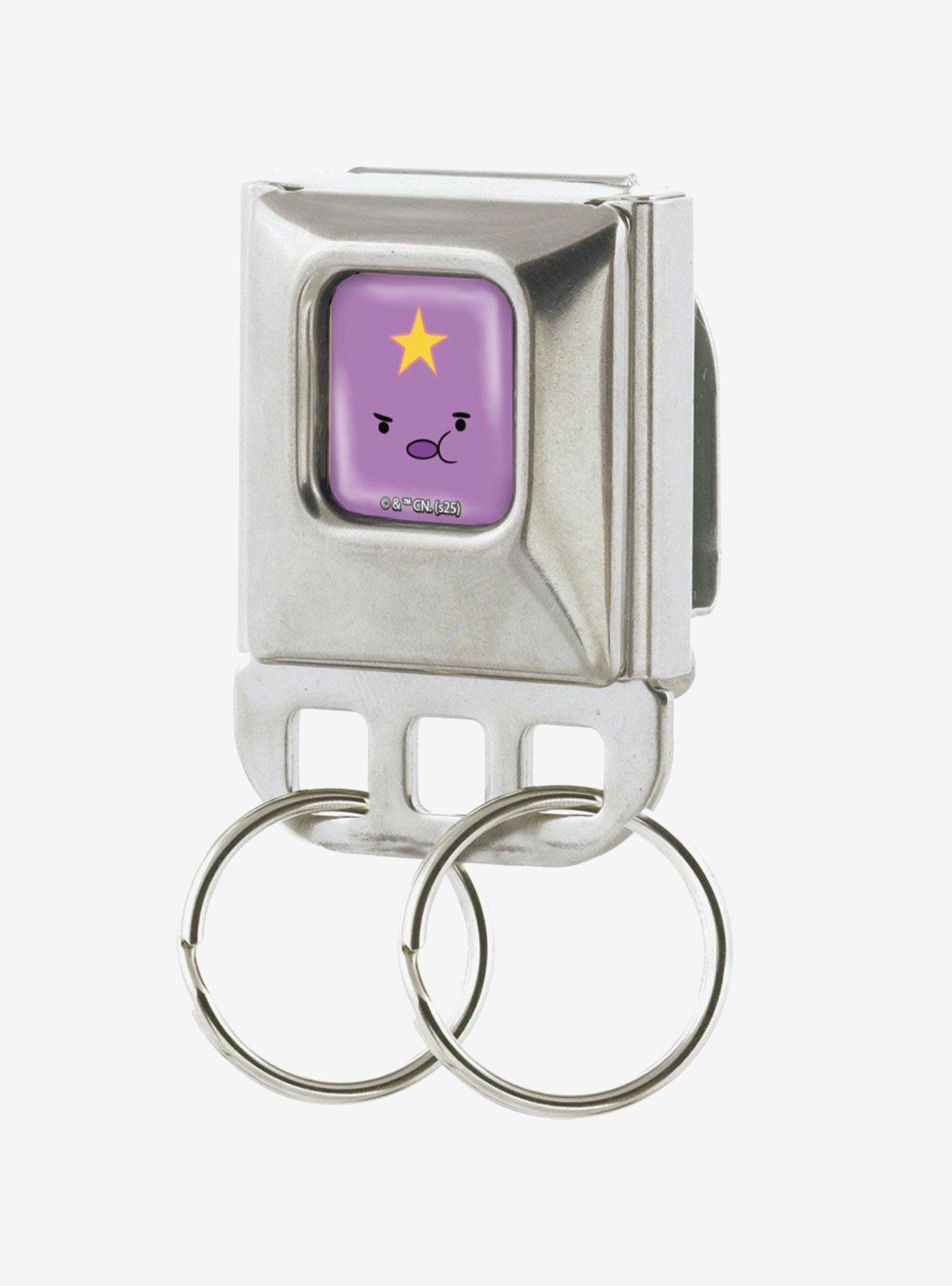 Adventure Time Lumpy Space Princess Face Close Up Seatbelt Buckle Keychain, , hi-res