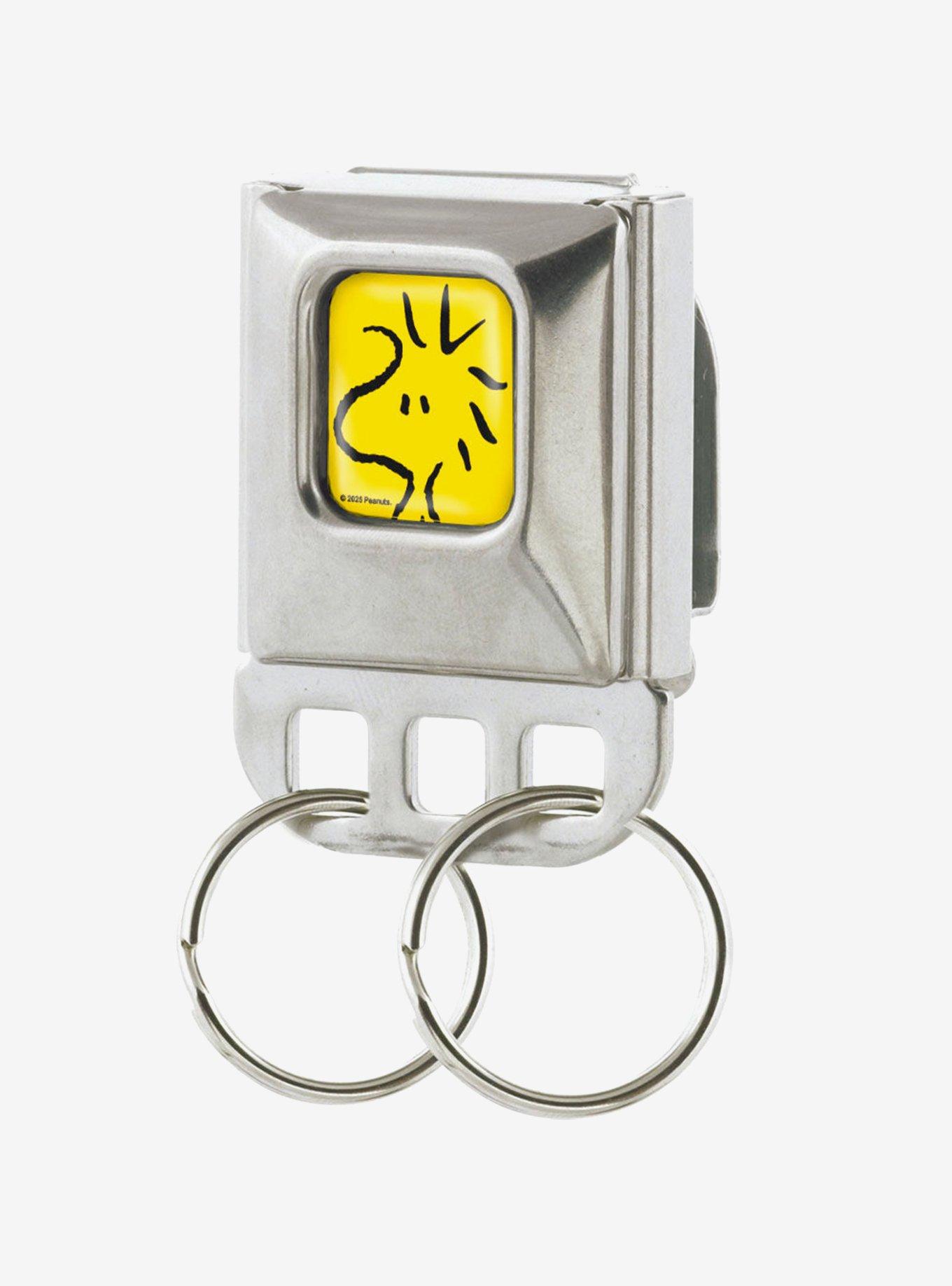 Peanuts Woodstock Pose Seatbelt Buckle Keychain, , hi-res