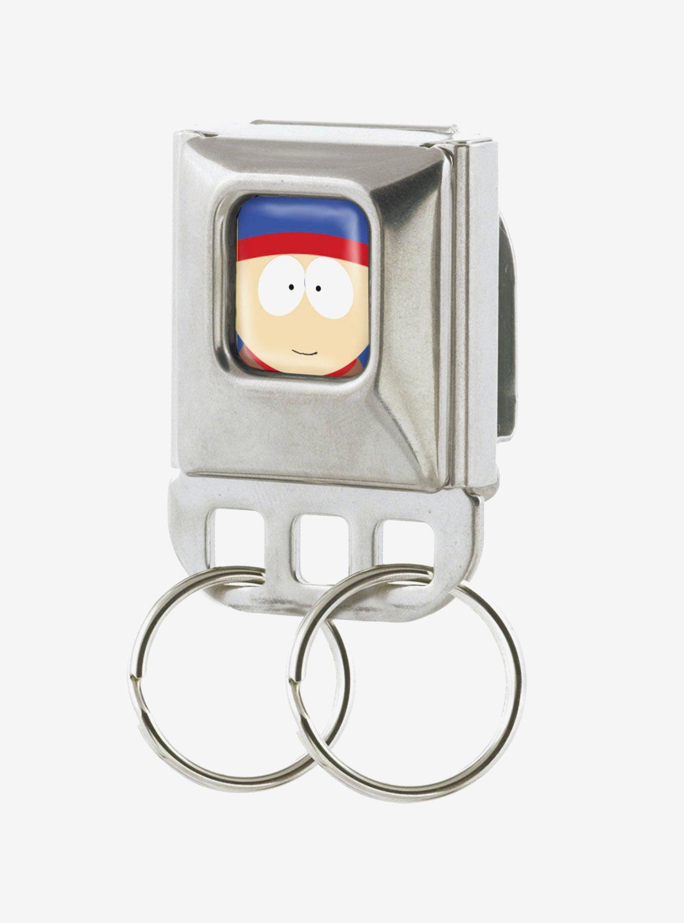 South Park Stan Marsh Face Close Up Seatbelt Buckle Keychain, , hi-res