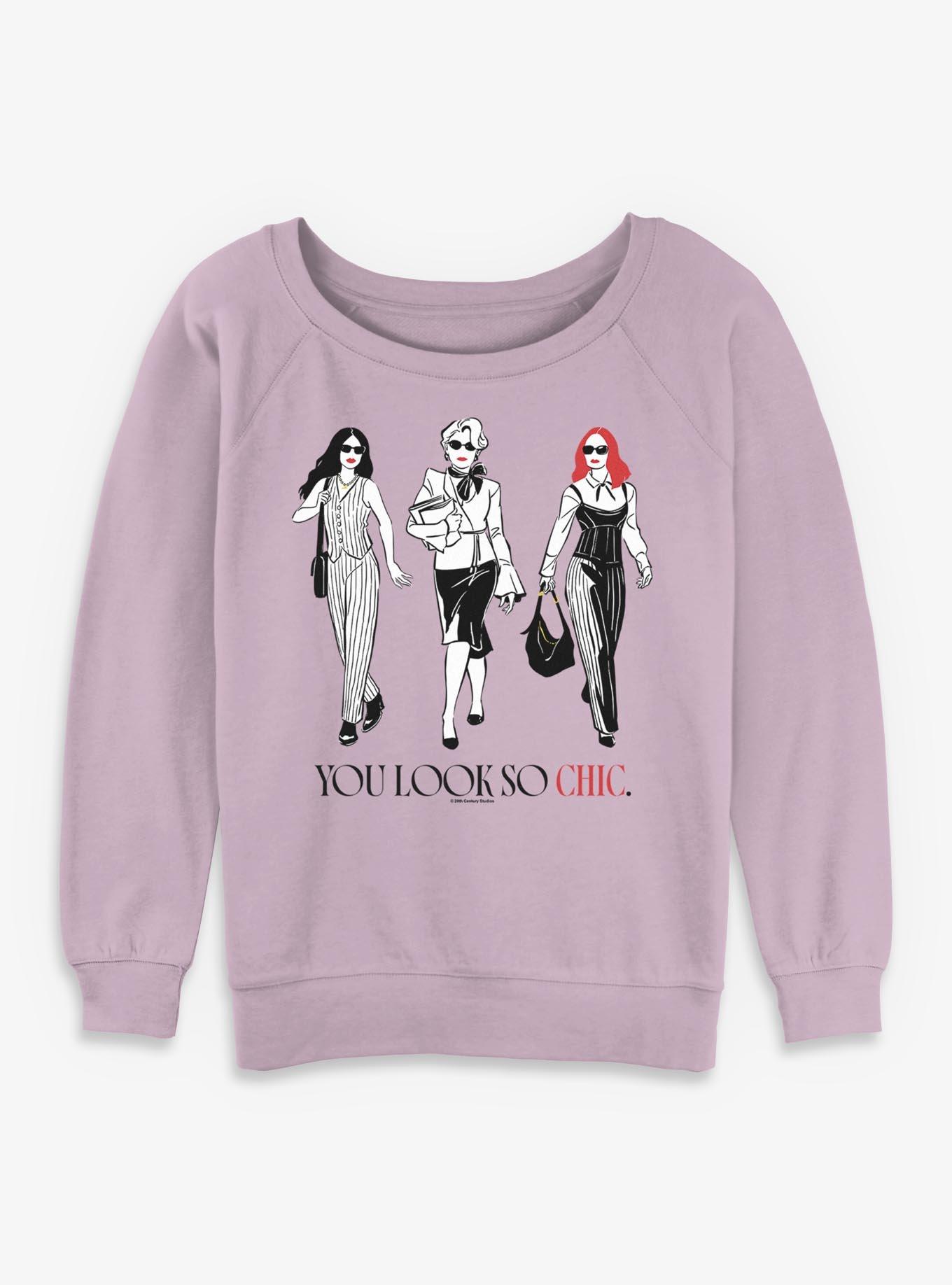 The Devil Wears Prada 2 Looking Chic Girls Slouchy Sweatshirt, , hi-res