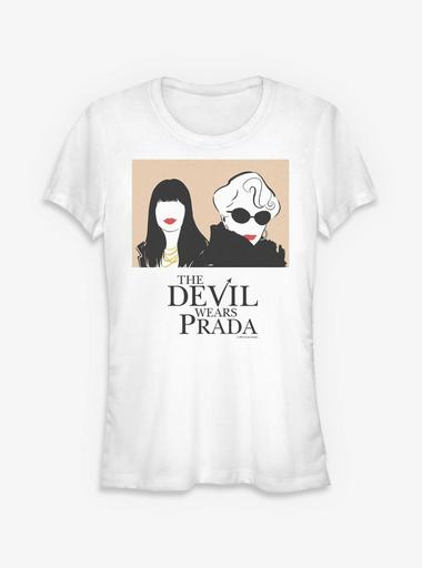 The Devil Wears Prada Miranda And Andrea Girls T-Shirt - WHITE