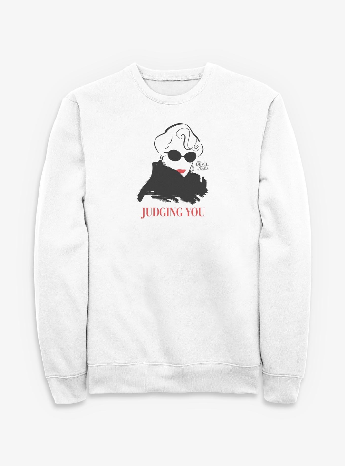 The Devil Wears Prada Miranda Judging You Sweatshirt, , hi-res