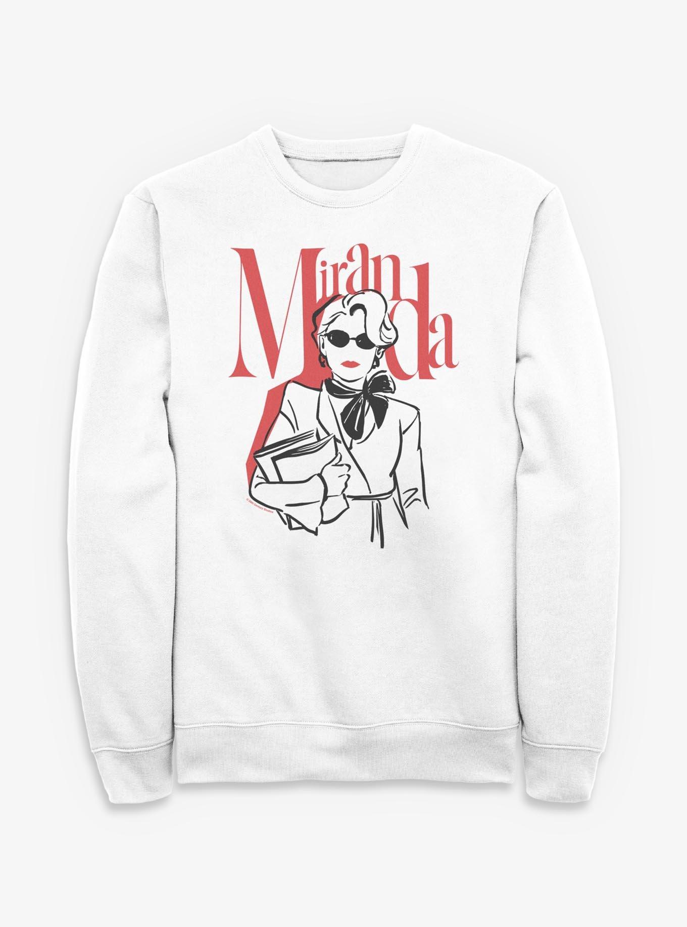 The Devil Wears Prada 2 Miranda Fashion Sketch Sweatshirt - WHITE