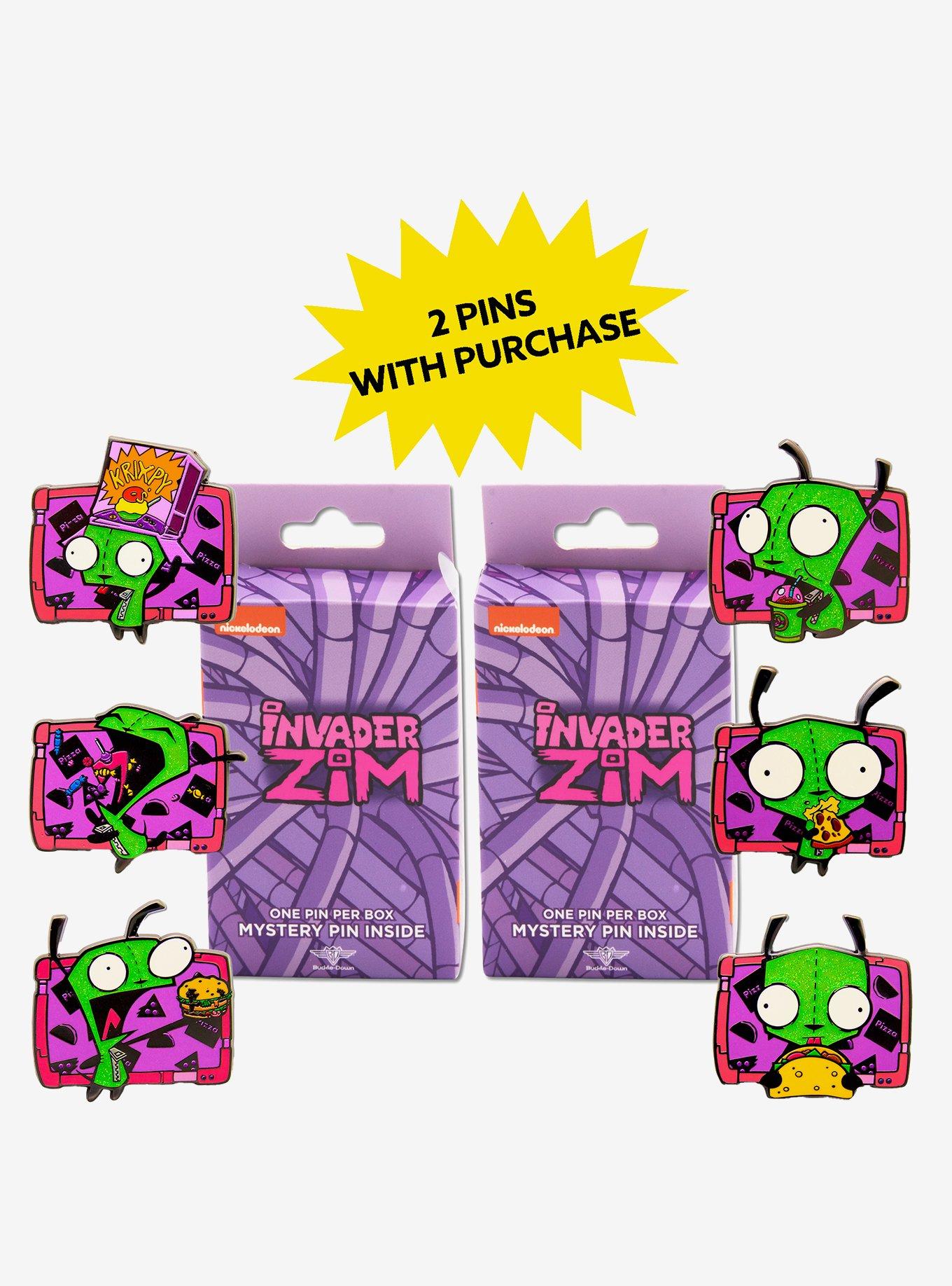 Invader Zim Mystery Enamel Pin Blind Box Series 2 Pack, , hi-res