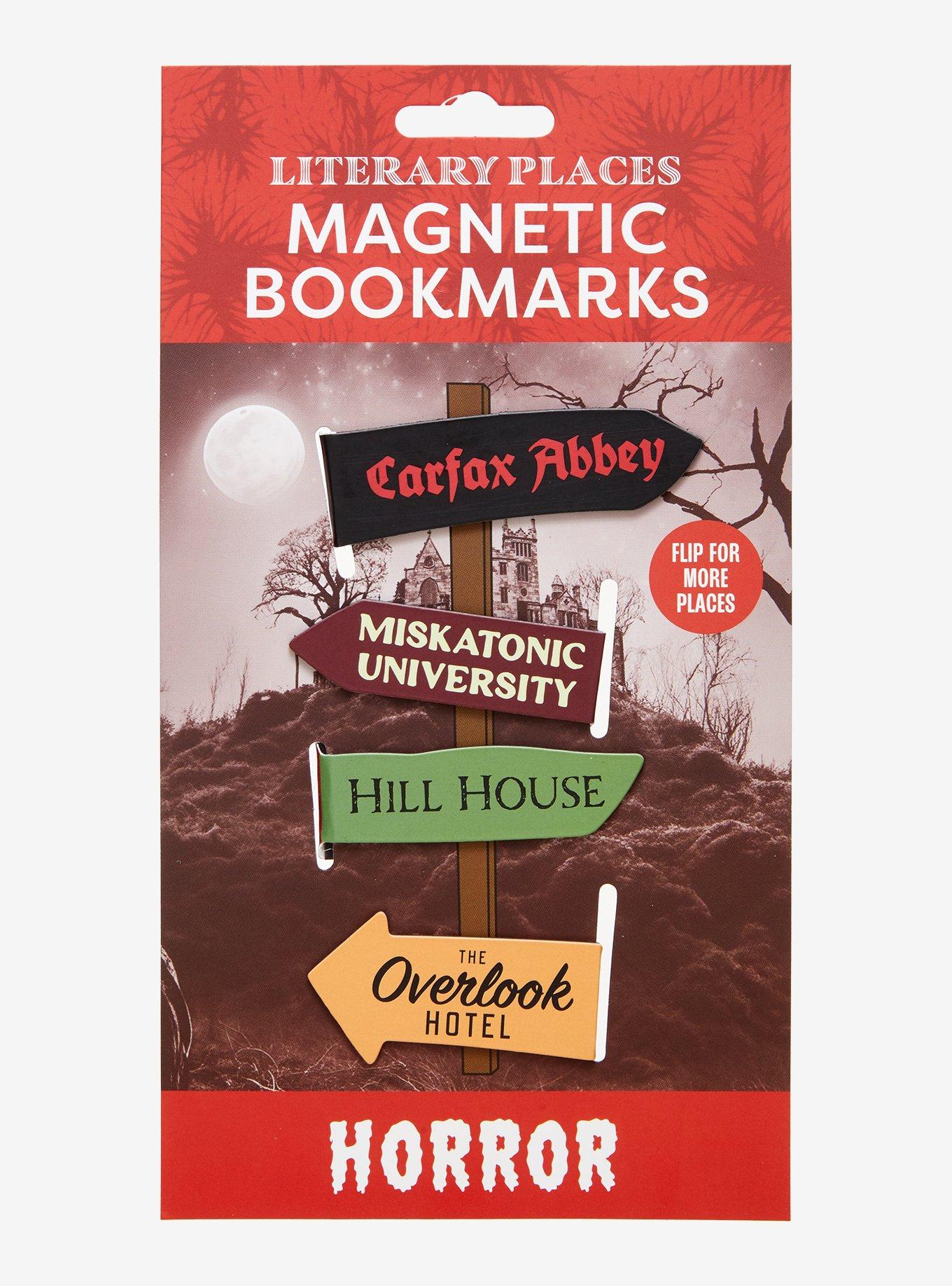 Literary Places Horror Magnetic Bookmark Set, , hi-res