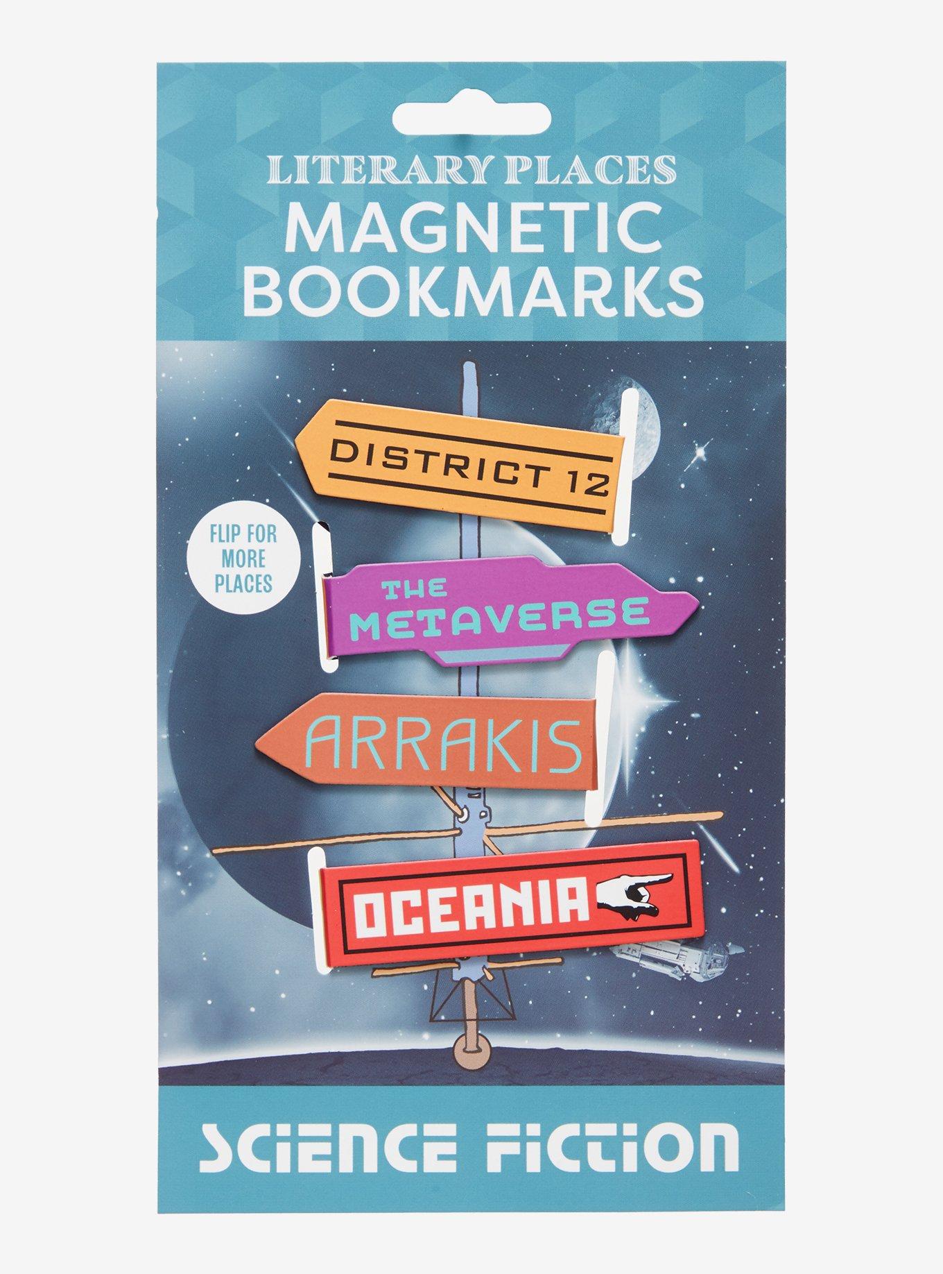 Literary Places Science Fiction Magnetic Bookmark Set, , hi-res