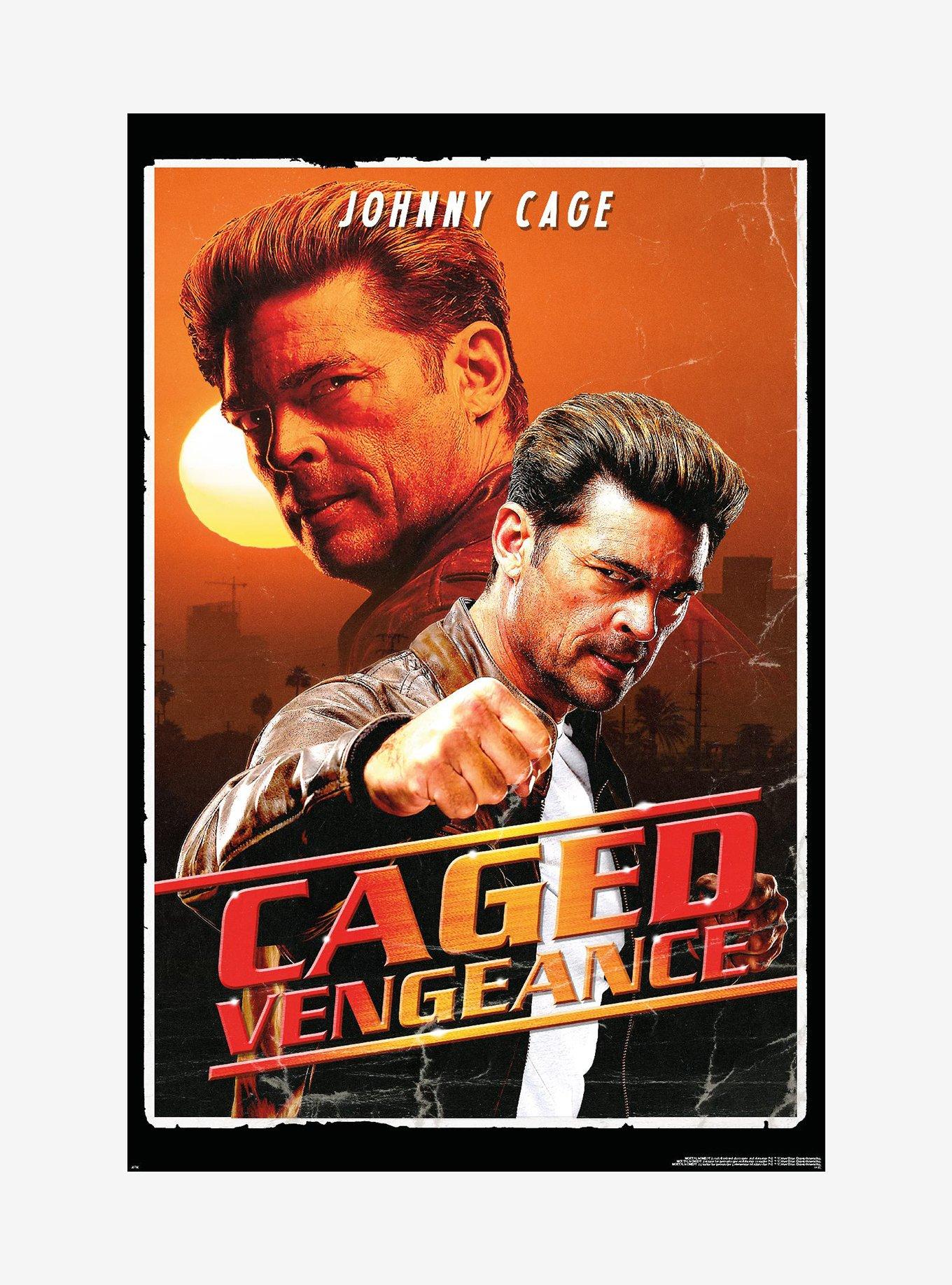 Mortal Kombat II Johnny Cage Poster, , hi-res