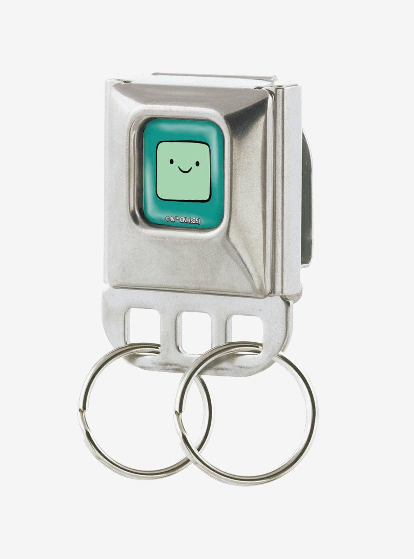 Adventure Time BMO Face Close Up Seatbelt Buckle Keychain, , hi-res