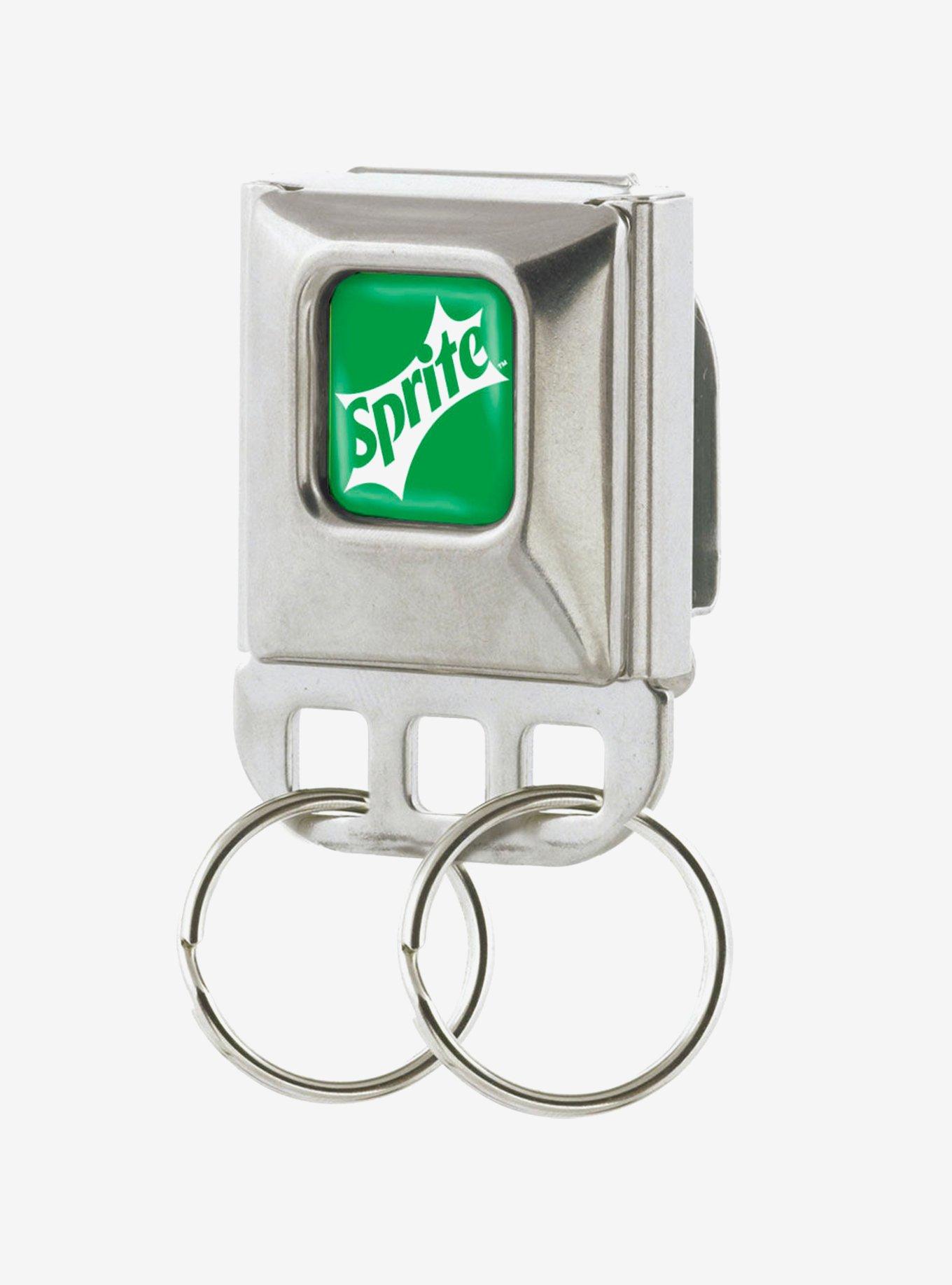 Coca-Cola Sprite Logo Seatbelt Buckle Keychain, , hi-res