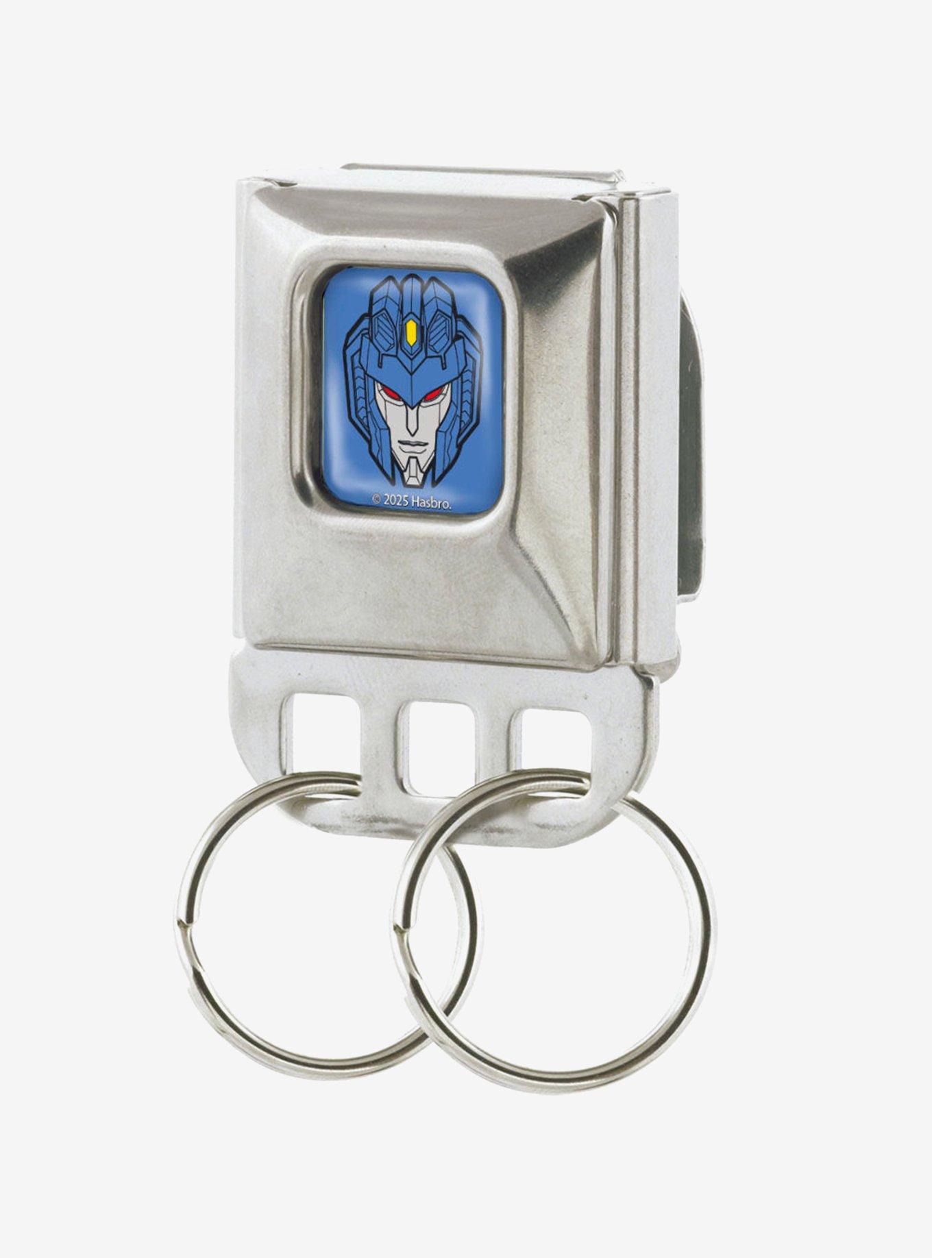Transformers Starscream Face Seatbelt Buckle Keychain, , hi-res