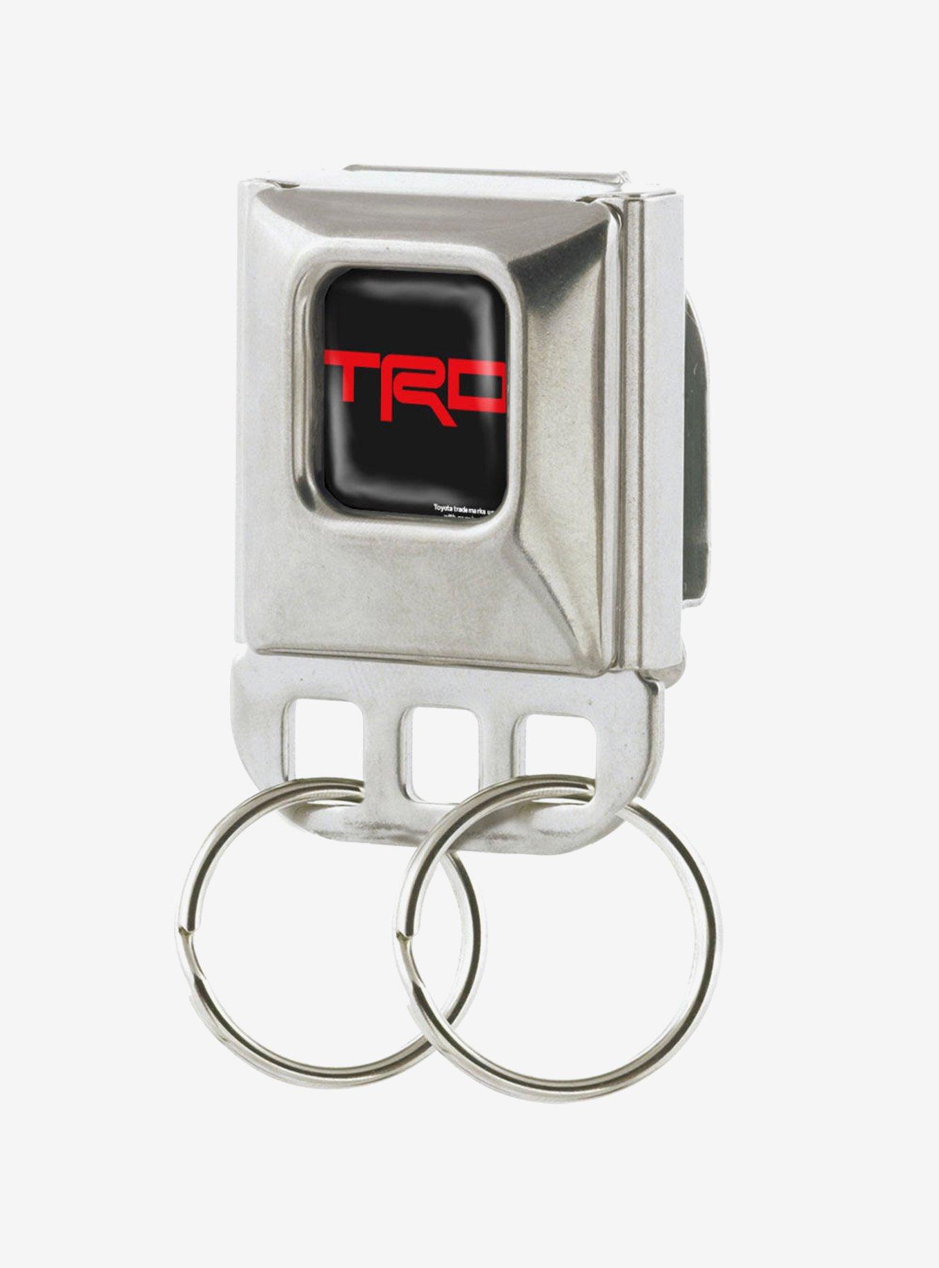 Toyota Racing Development TRD Logo Seatbelt Buckle Keychain, , hi-res