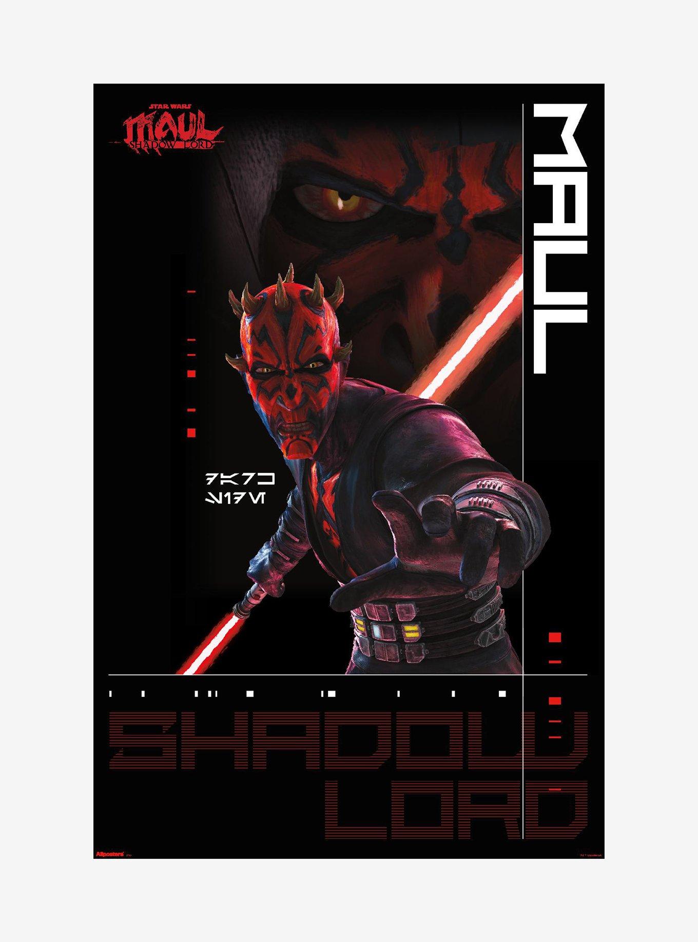 Star Wars: Maul &ndash; Shadow Lord Lightsaber Poster, , hi-res