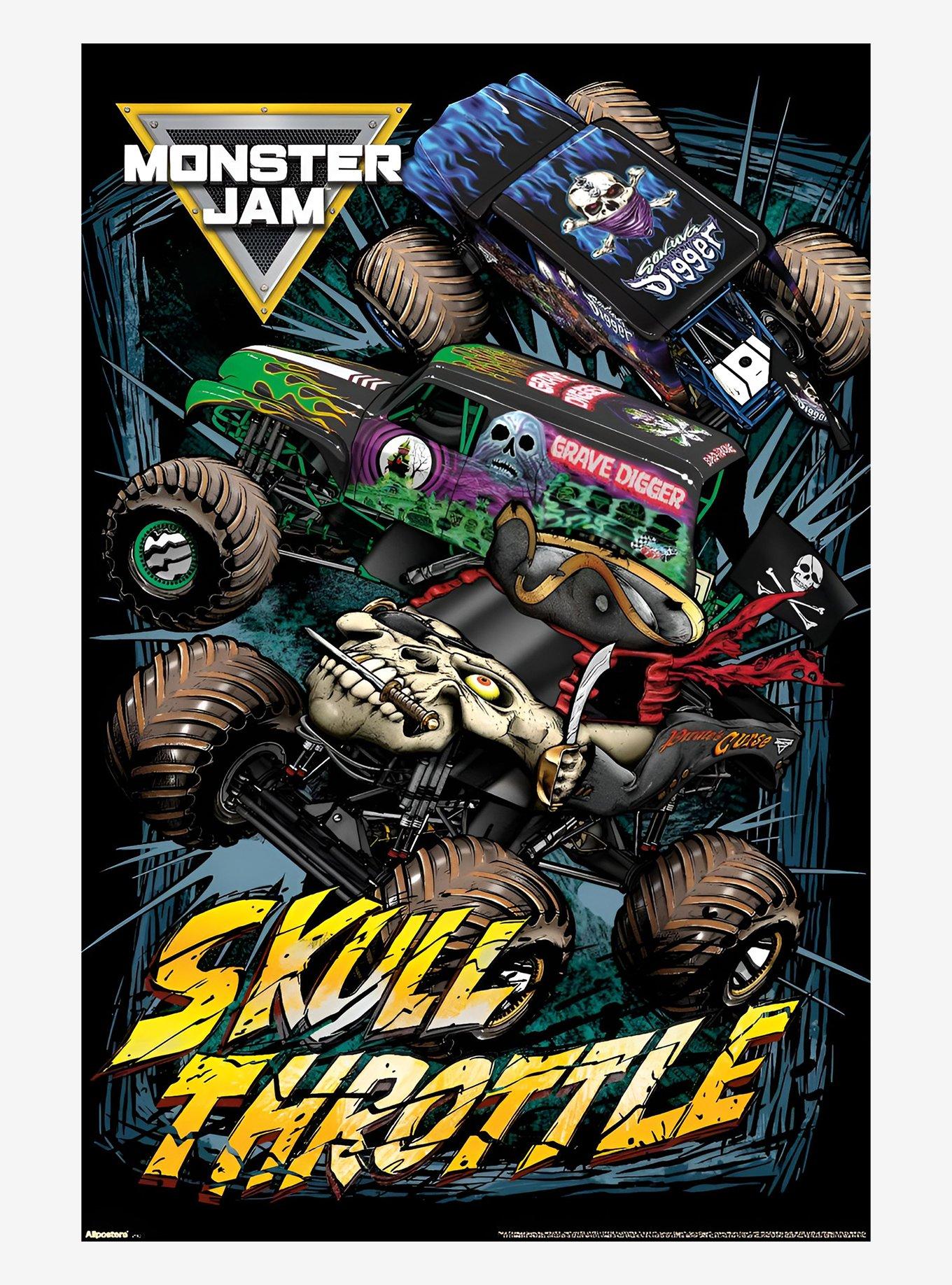 Monster Jam Skull Throttle Poster, , hi-res