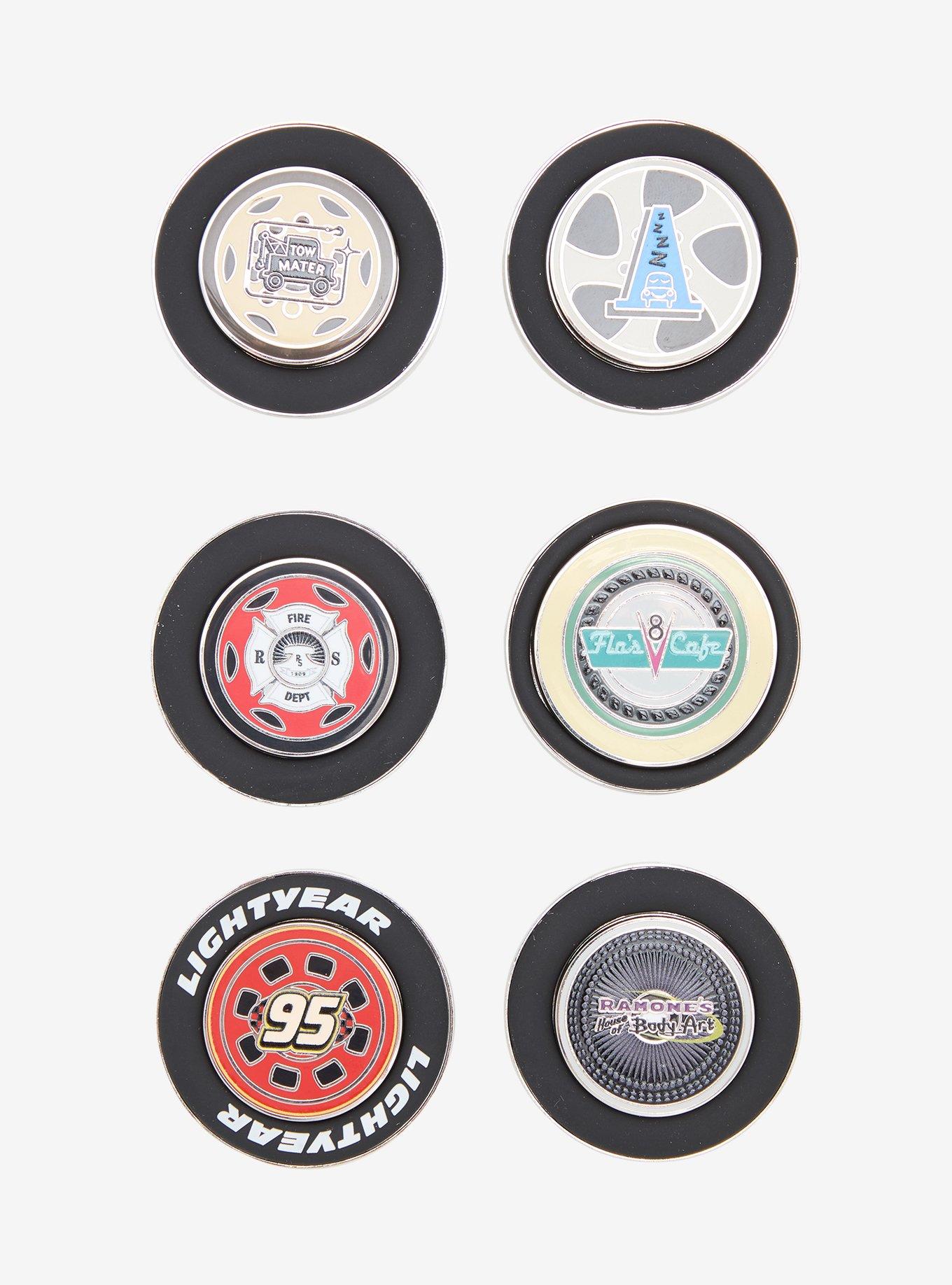 Disney Pixar Cars Spinning Tire Blind Box Magnet - BoxLunch Exclusive, , hi-res