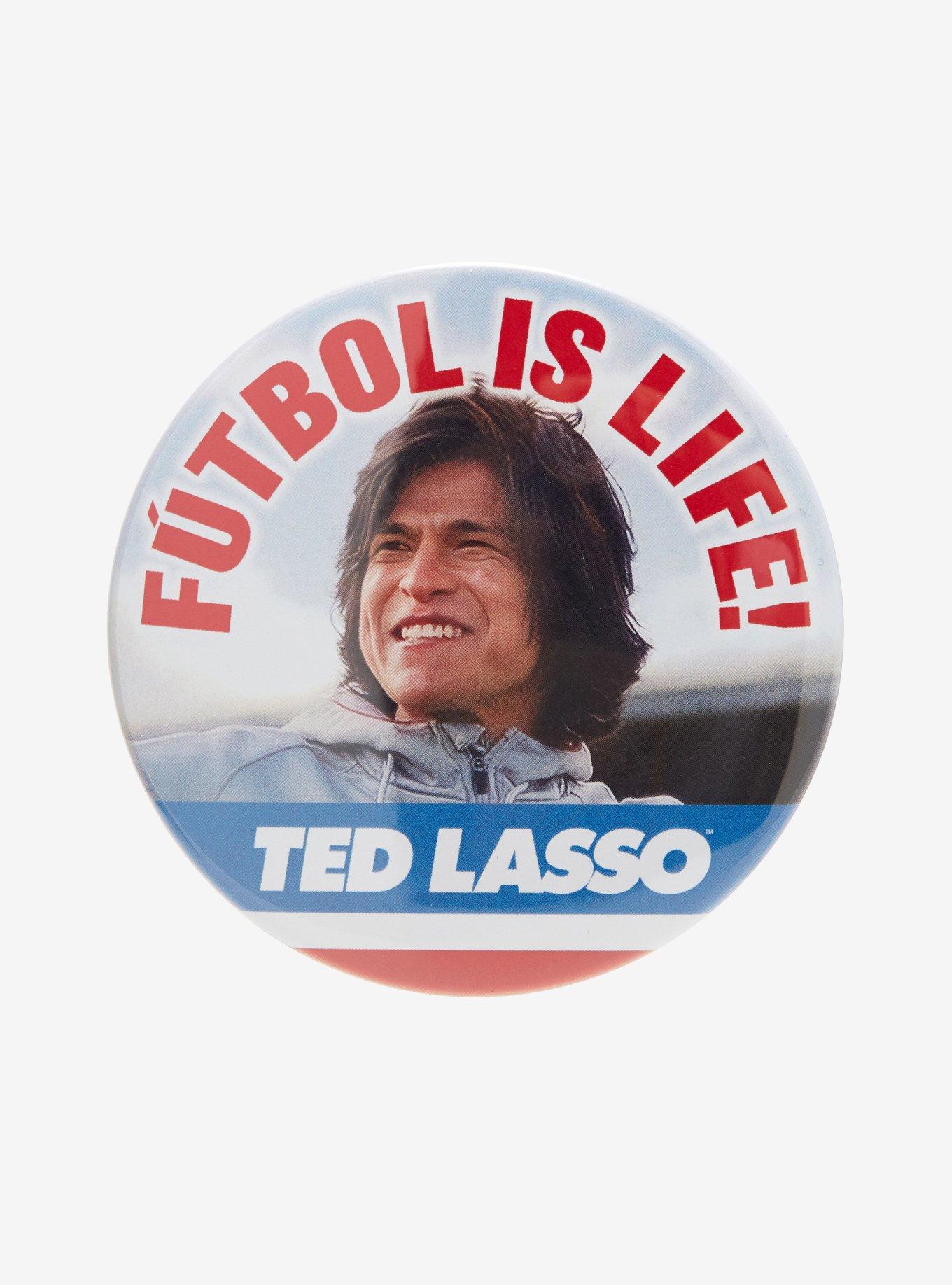 Ted Lasso F&uacute;tbol Is Life 3 Inch Button, , hi-res
