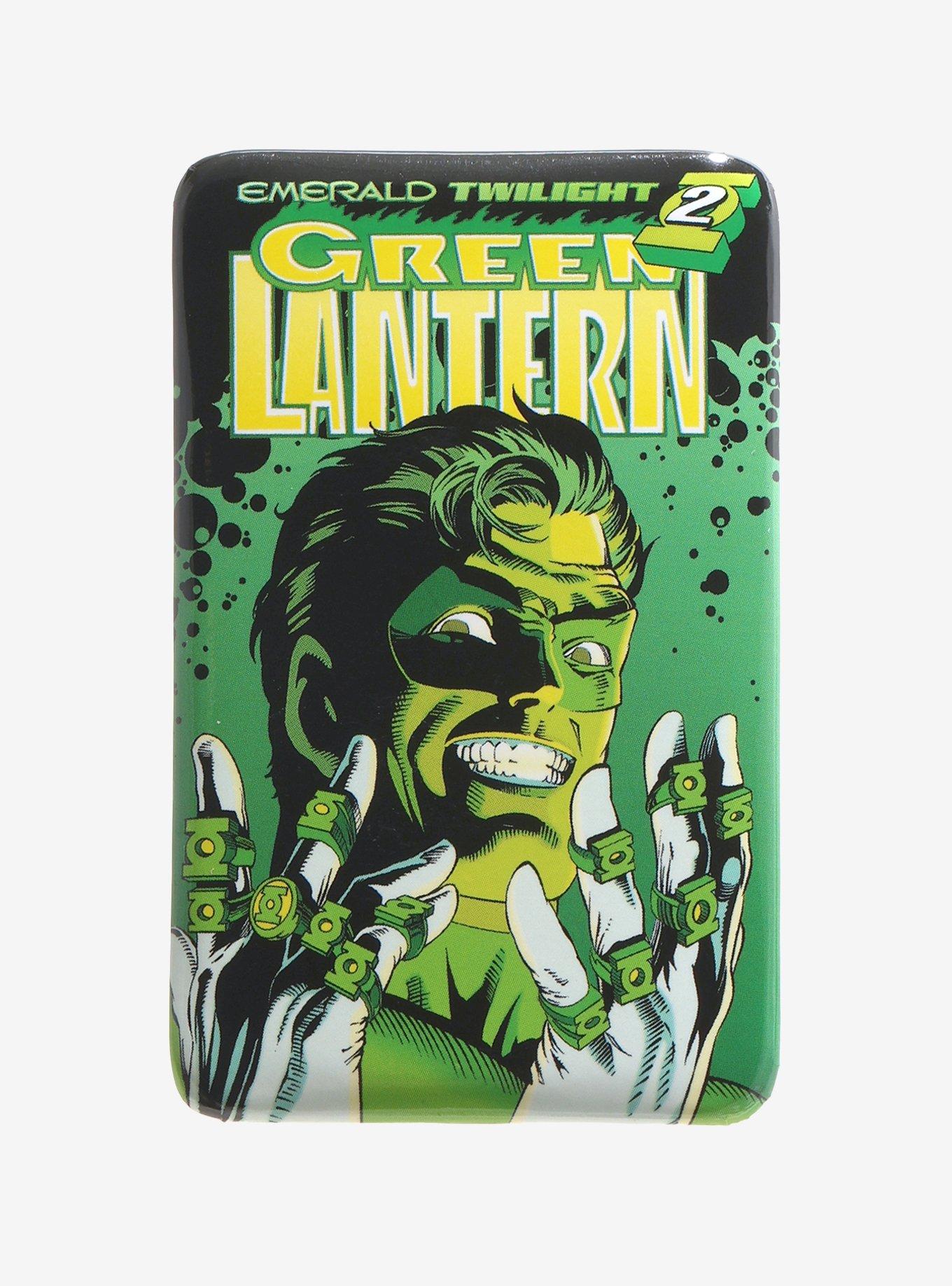 DC Comics Green Lantern Comic Rectangular Button