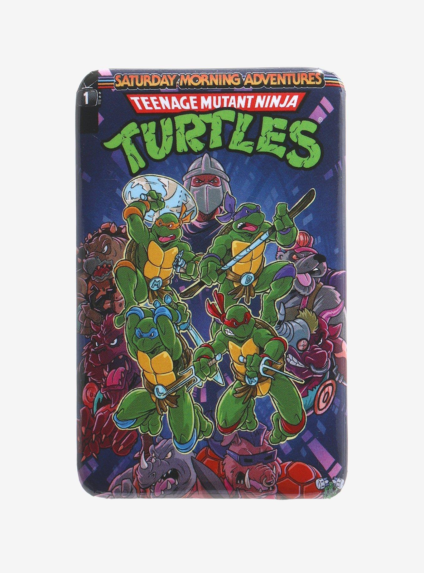 Teenage Mutant Ninja Turtles Group Rectangular Button, , hi-res