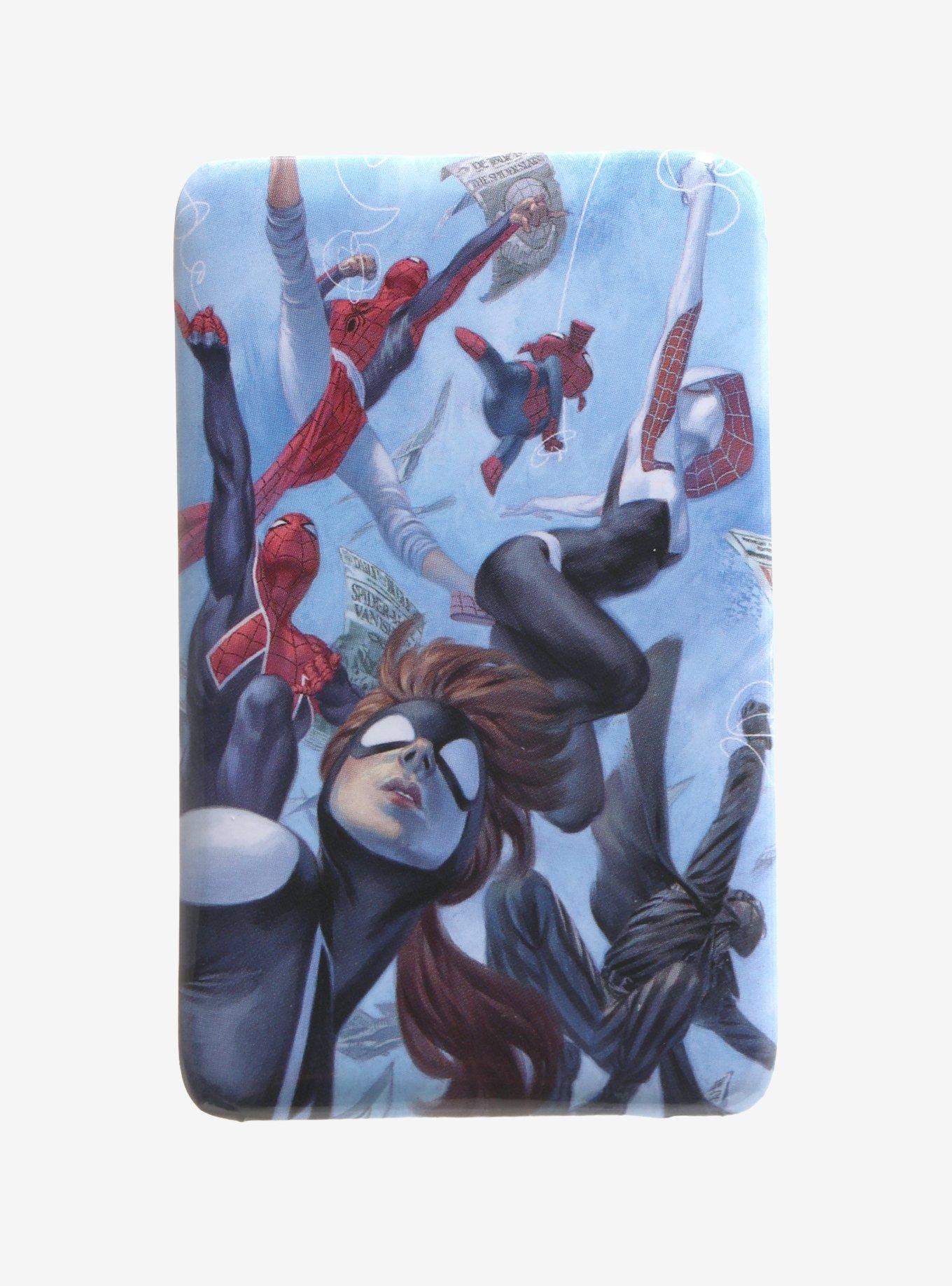 Marvel Spider-Man Spider-People Rectangular Button, , hi-res