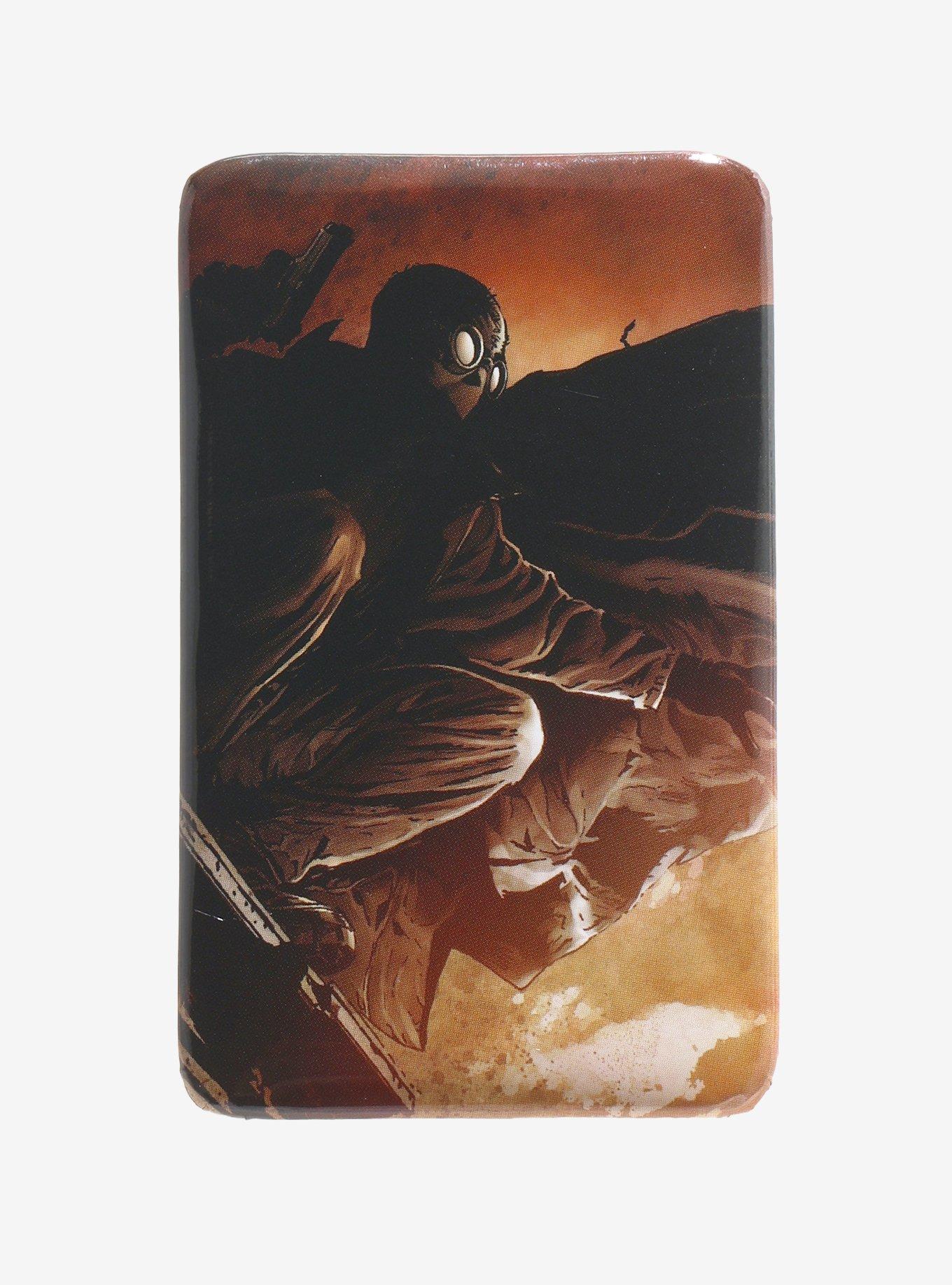 Marvel Spider-Man Noir Comic Cover Rectangular Button, , hi-res