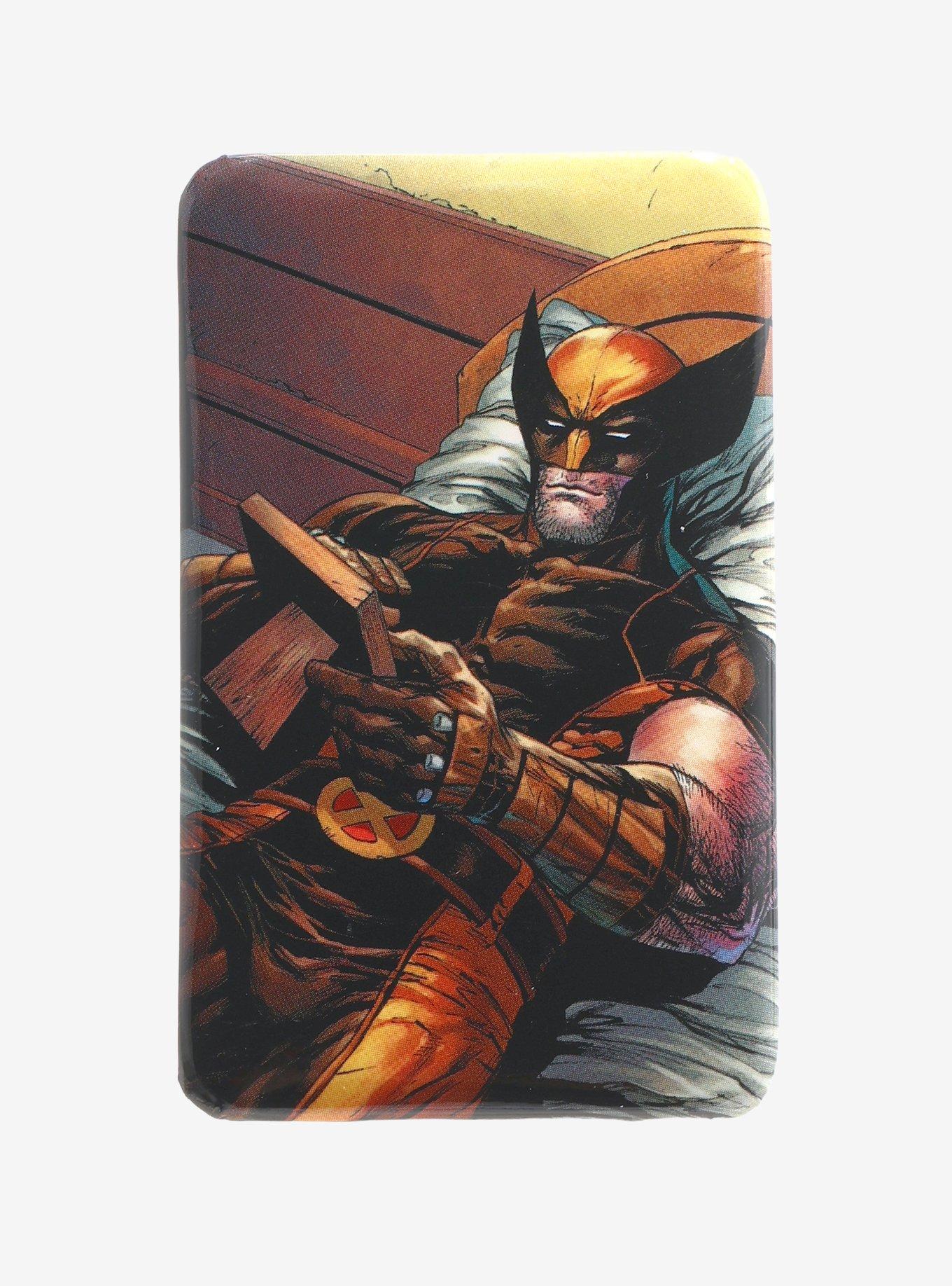 Marvel X-Men Wolverine Bed Rectangular Button, , hi-res