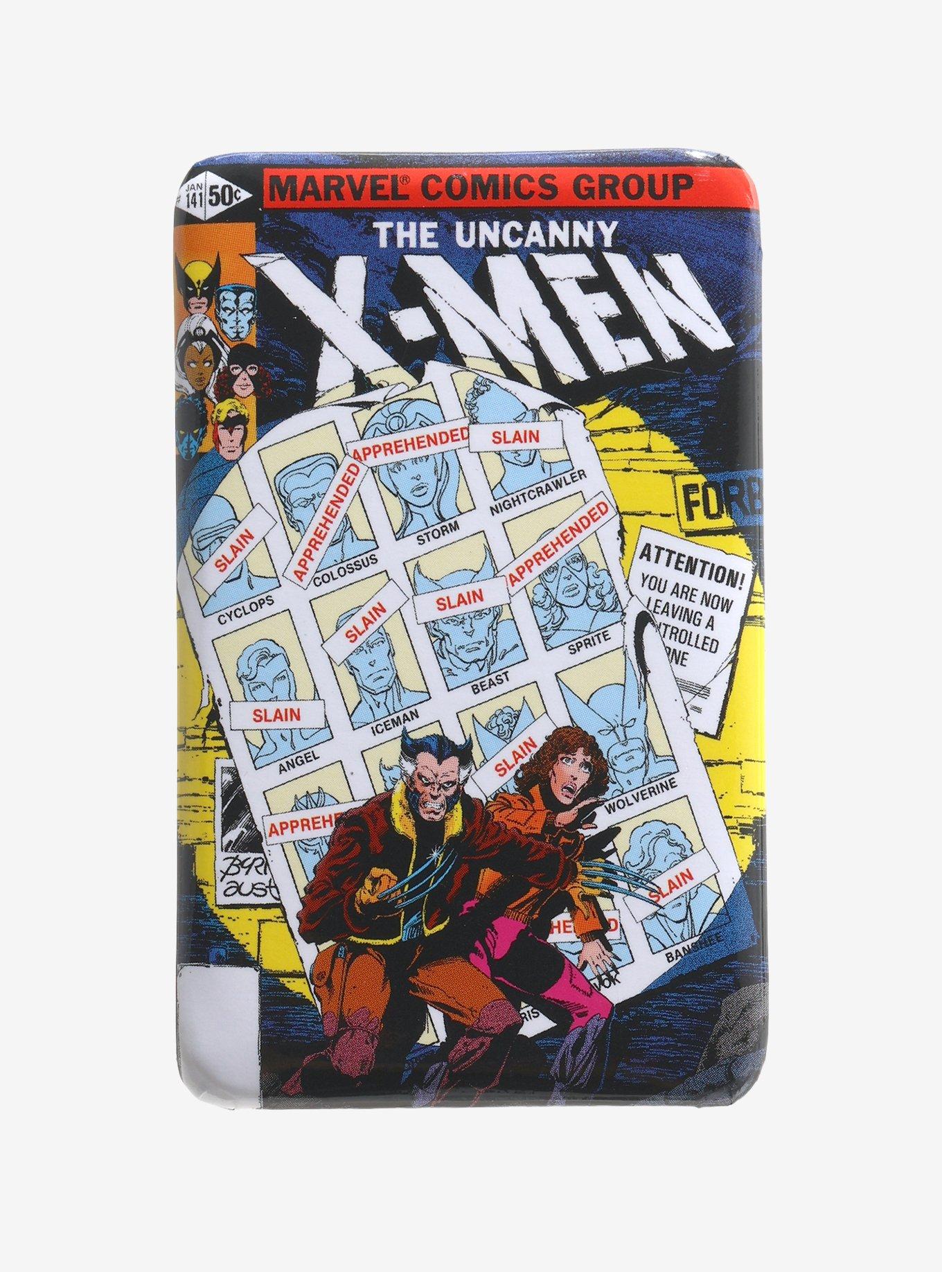Marve The Uncanny X-Men Future Past Rectangular Button, , hi-res