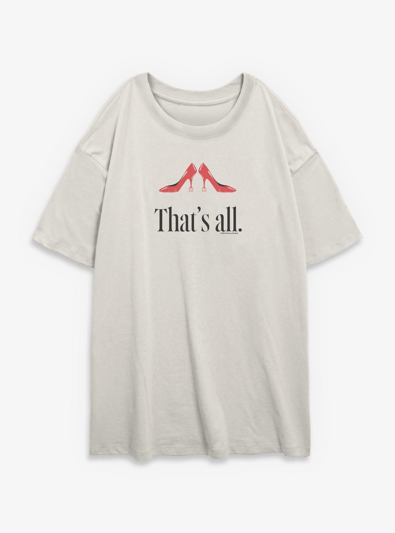 The Devil Wears Prada 2 That's All Womens Oversized T-Shirt, EGRET, hi-res