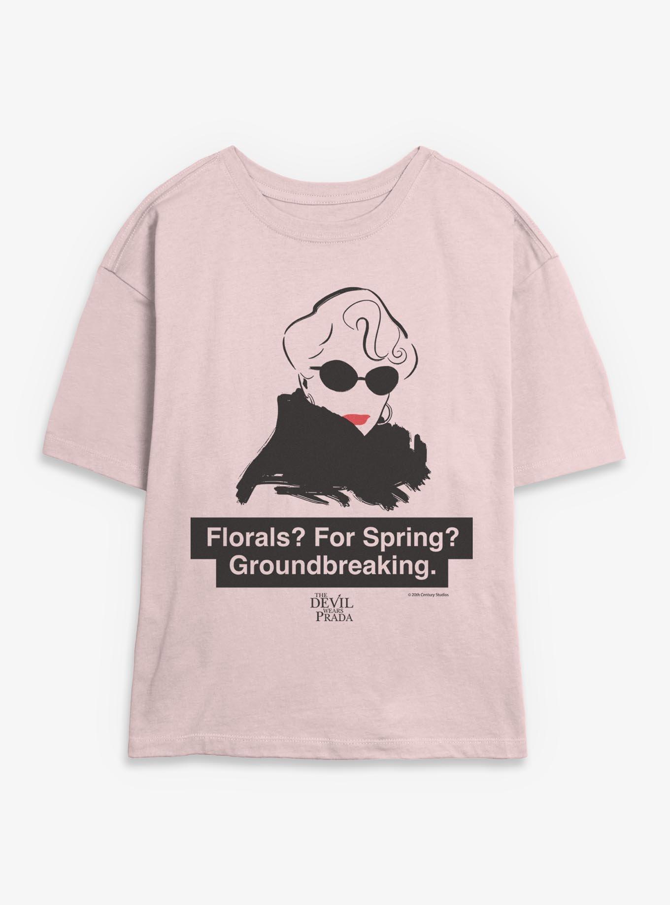 The Devil Wears Prada Florals For Spring Womens Skimmer T-Shirt, , hi-res