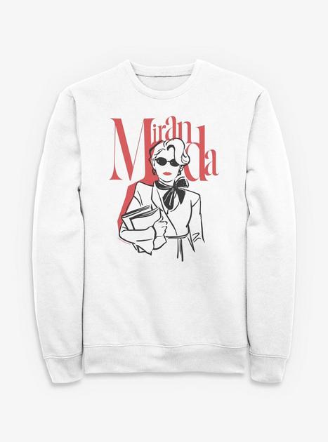 The Devil Wears Prada 2 Miranda Fashion Sketch Sweatshirt - WHITE