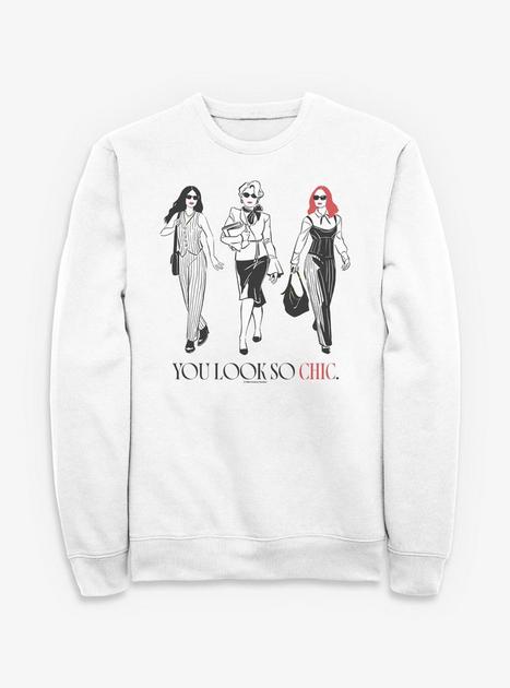 The Devil Wears Prada 2 Looking Chic Sweatshirt - WHITE | BoxLunch
