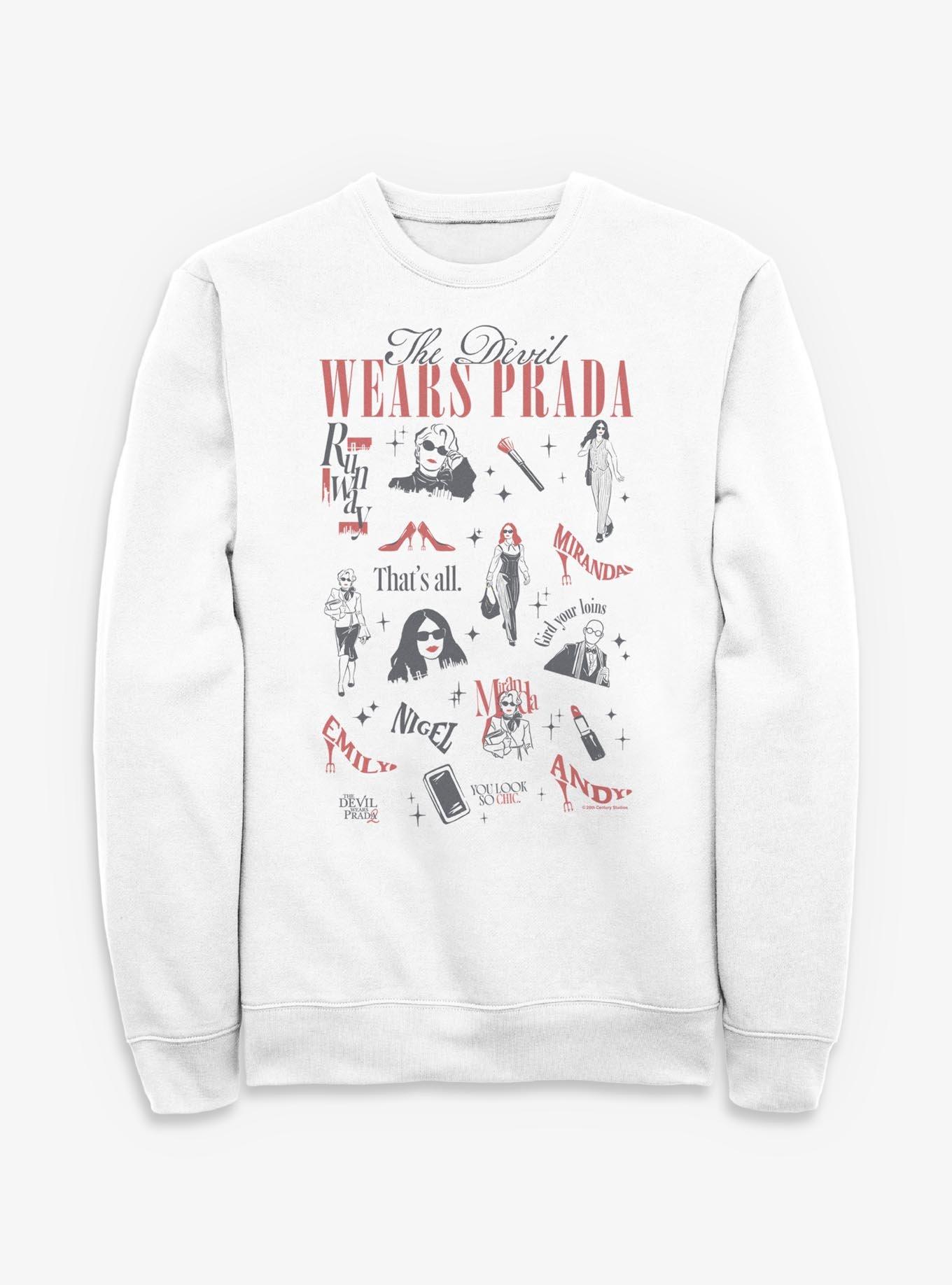 The Devil Wears Prada 2 Fashion Collage Sweatshirt, , hi-res