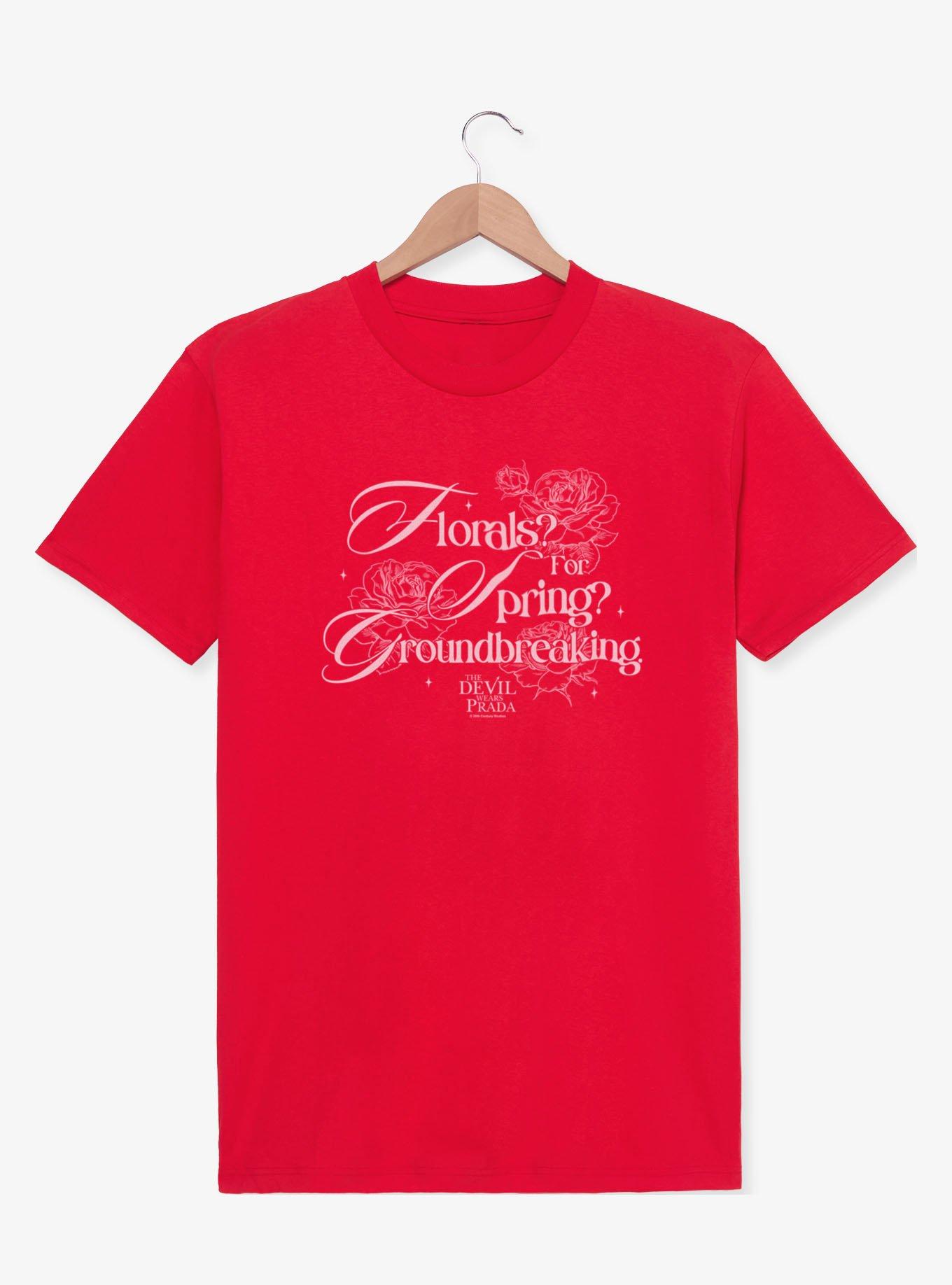 The Devil Wears Prada Floral For Spring So Groundbreaking T-Shirt, , hi-res