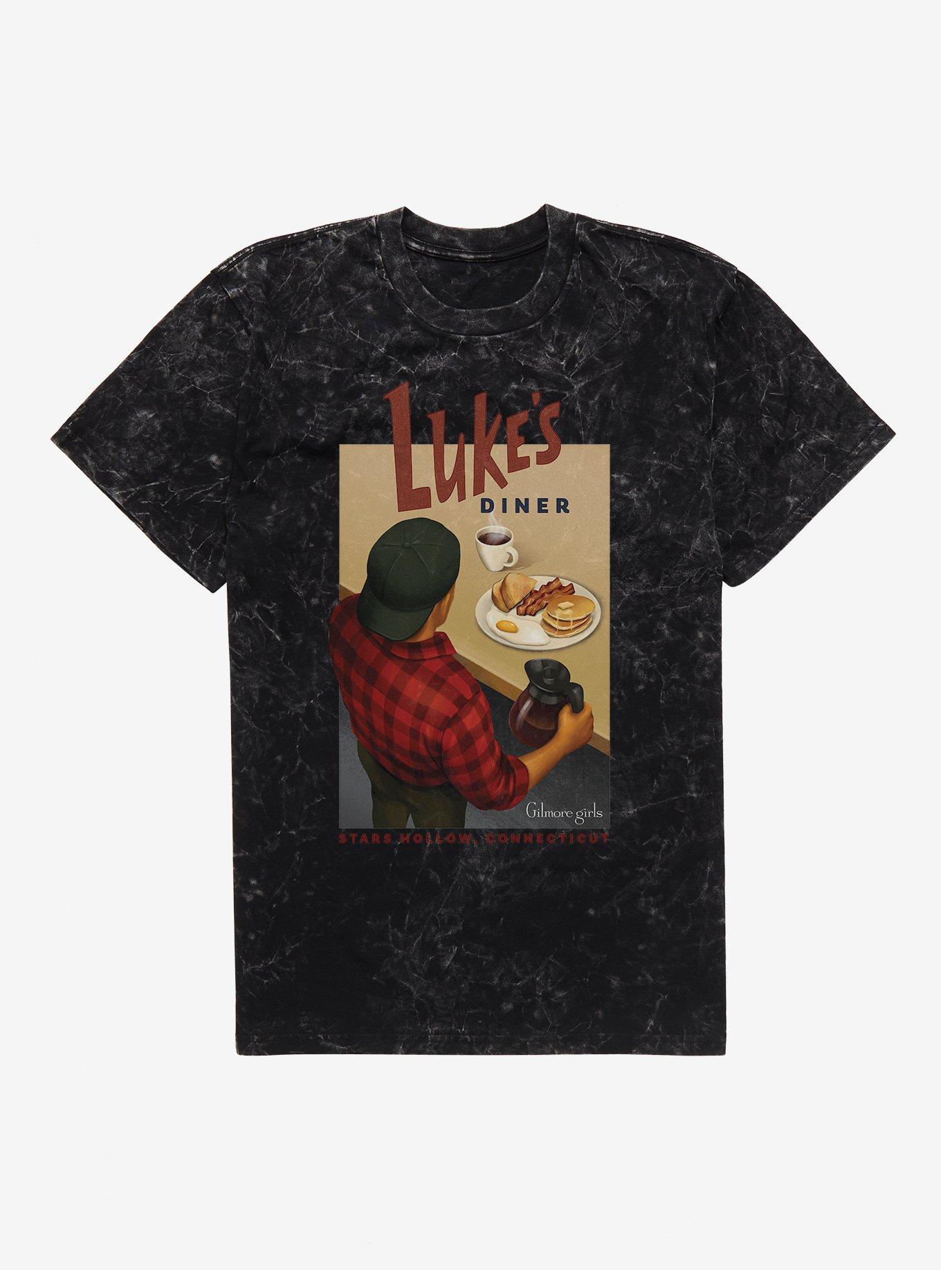 Gilmore Girls Luke's Diner Hartford Connecticut Mineral Wash T-Shirt, , hi-res