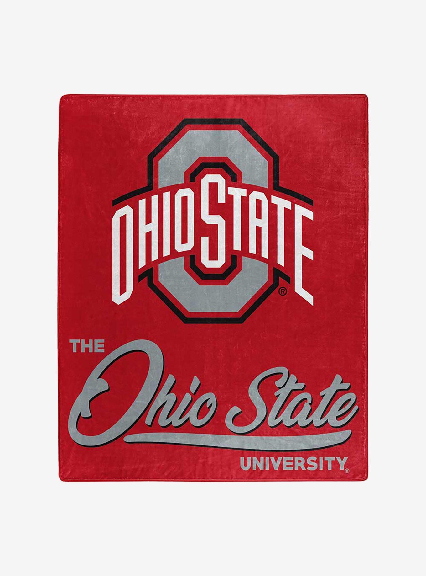 NCAA Ohio State Signature Raschel Throw Blanket, , hi-res