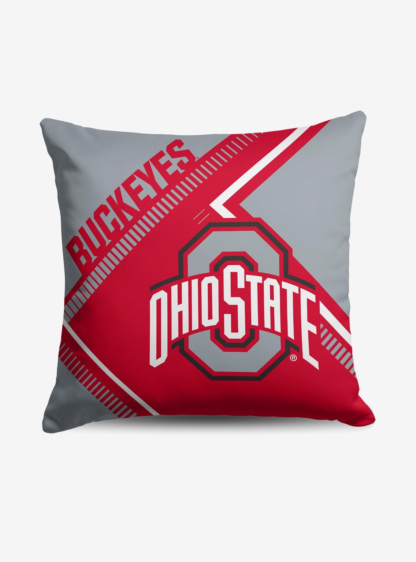 NCAA Ohio State Buckeyes Pulsewave Throw Pillow, , hi-res