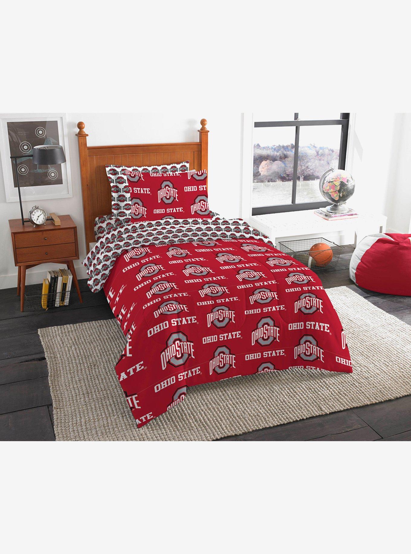 NCAA Rotary Ohio State 5 PC Twin Bed In Bag Set, , hi-res