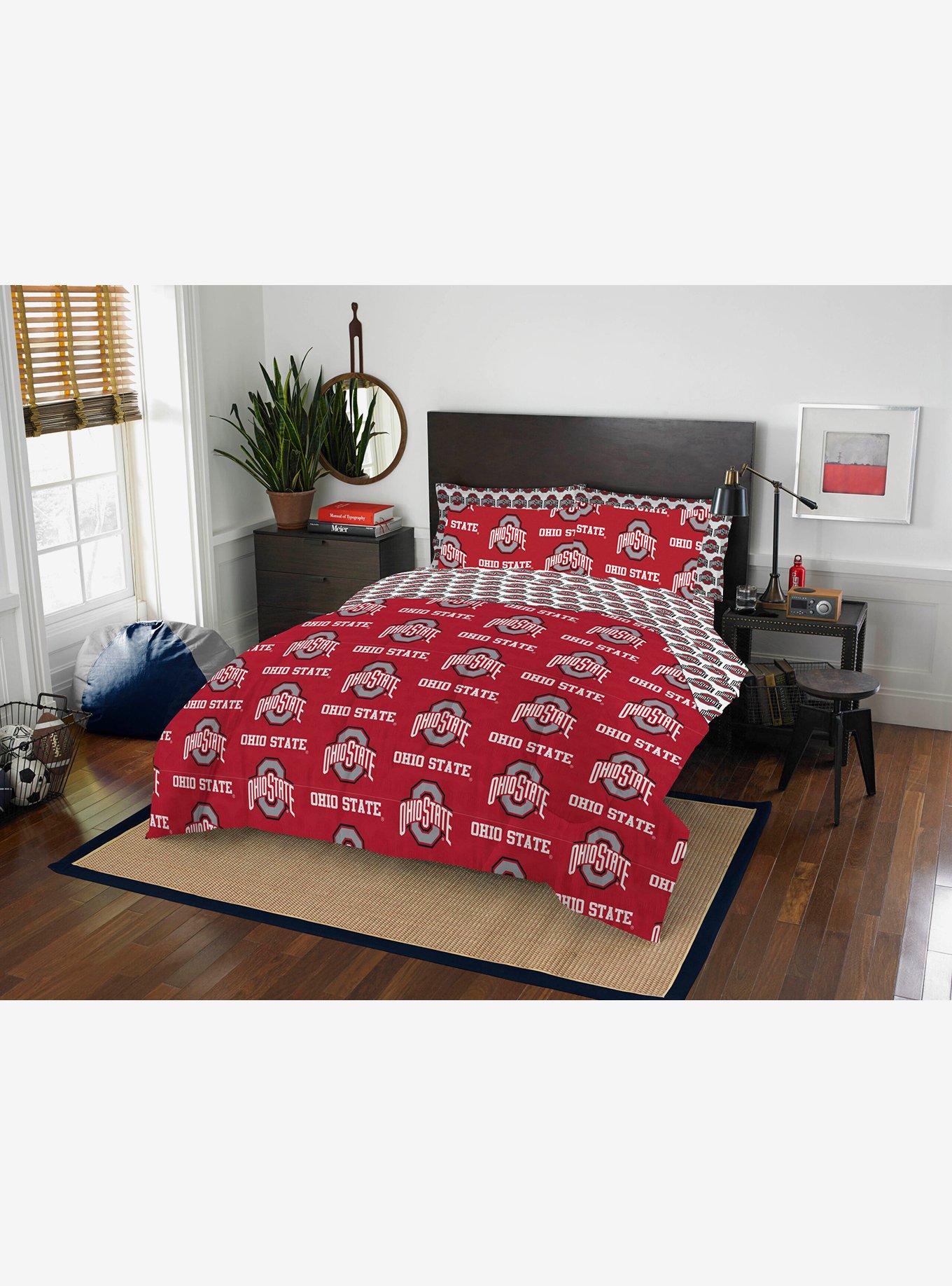 NCAA Rotary Ohio State 7 PC Full Bed In Bag Set, , hi-res