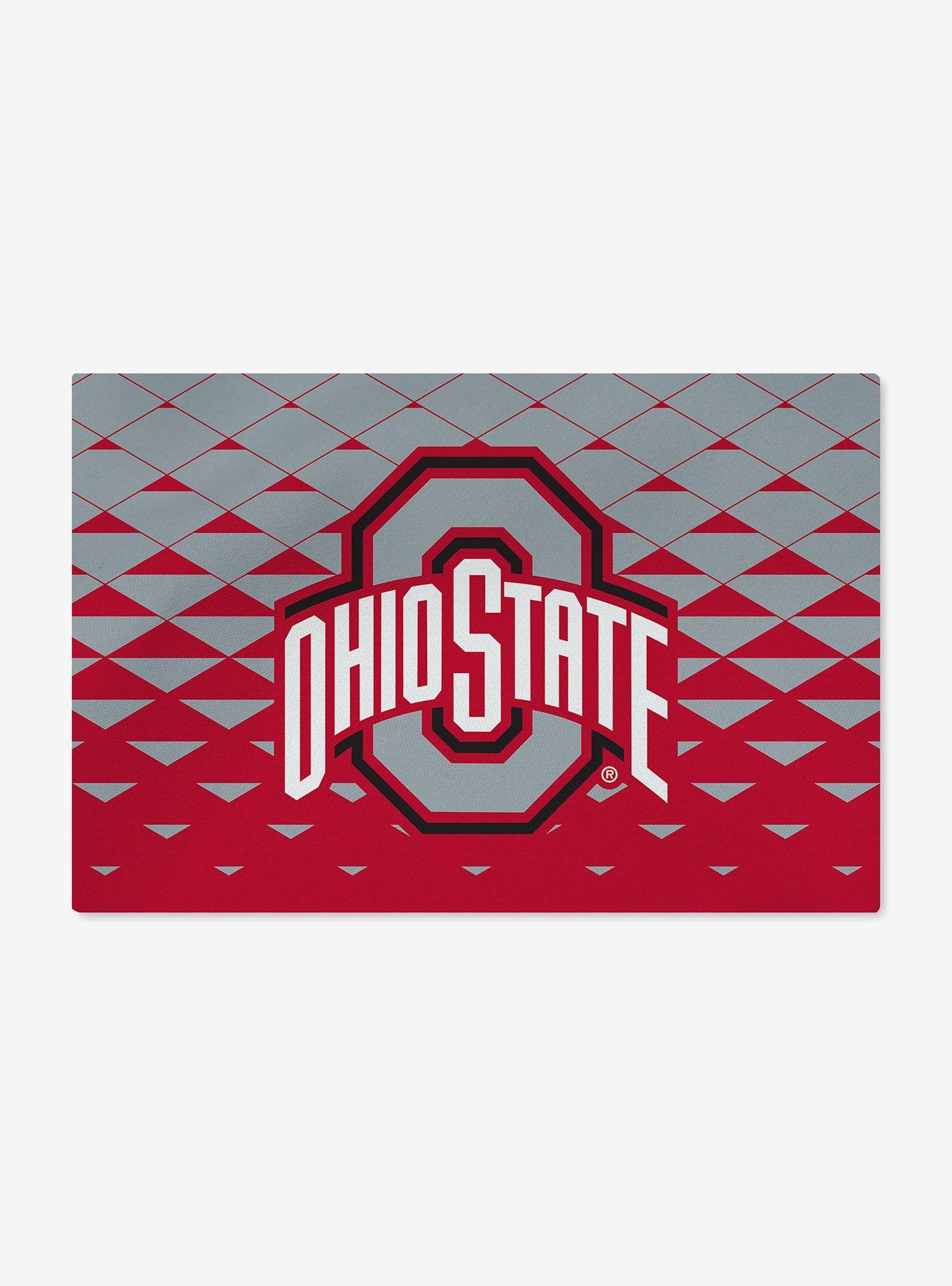 NCAA Ohio State Buckeyes Dropzone Washable Rug, , hi-res